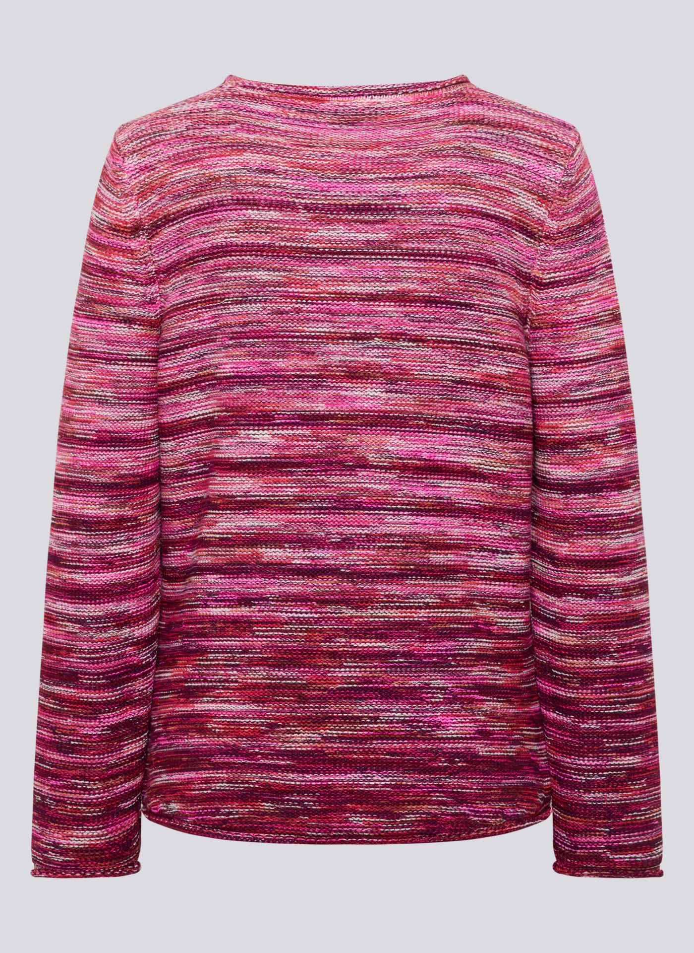 Rabe Rundhalspullover mit intarsien Print