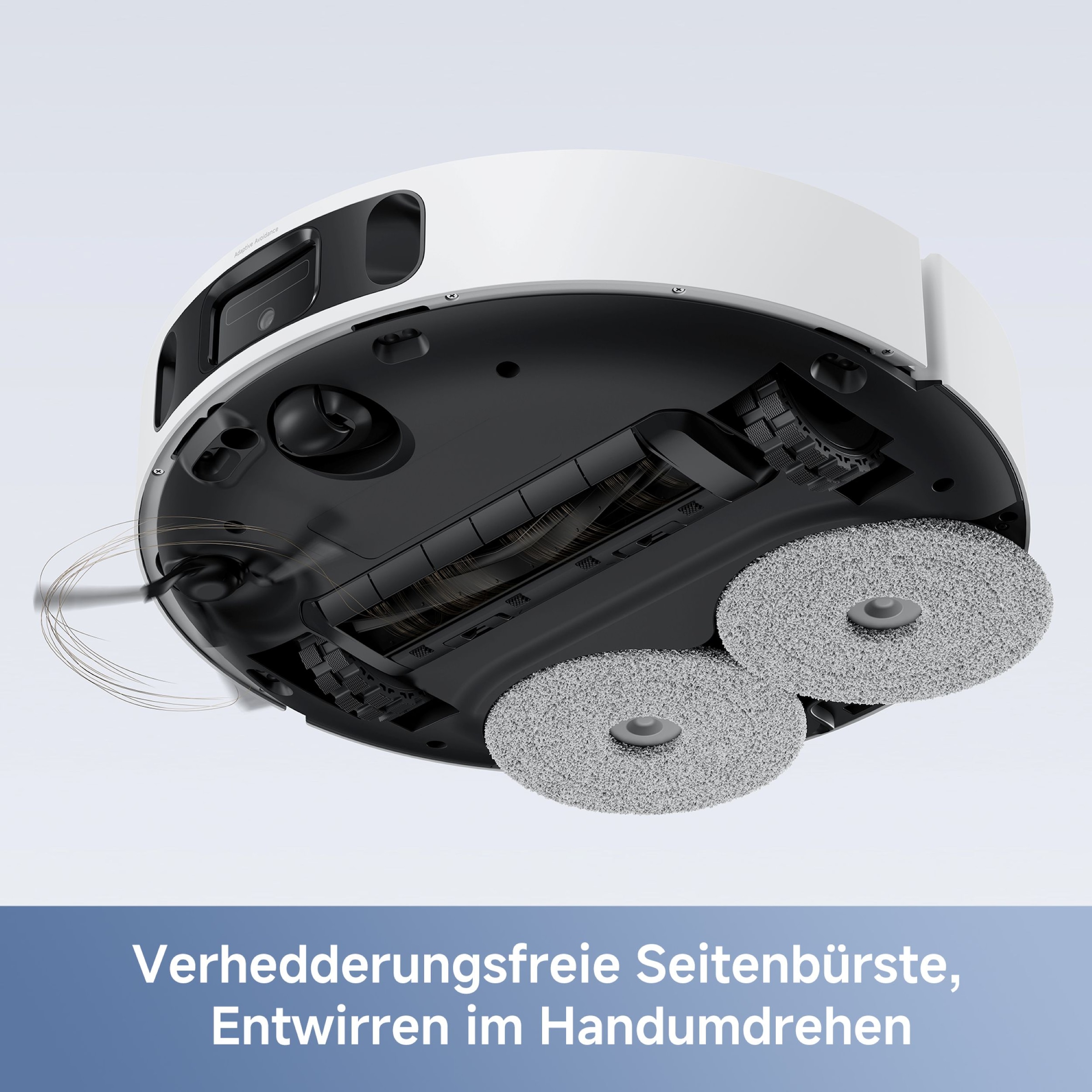 Mova Nass-Trocken-Saugroboter »E40 Ultra«, 75 Tage saugen ohne Aufwand, Teppicherkennung, 19.000Pa Saugkraft