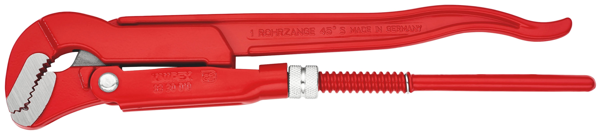 Knipex Rohrzange »83 30 010 S-Maul«, (1 tlg.), rot pulverbeschichtet 320 mm