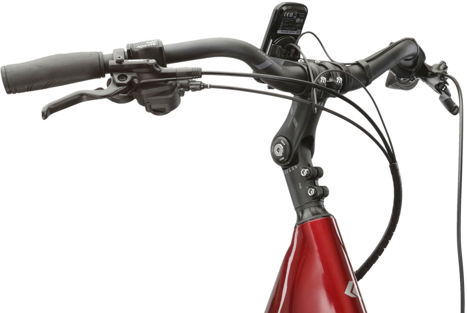 Kross E-Bike »E-Trekkingrad Trans Hybrid LS 3.0 28 Zoll rot«, 8 Gang, Shimano, Acera T3000, Mittelmotor 250 W, Pedelec, Elektrofahrrad für Damen und Herren