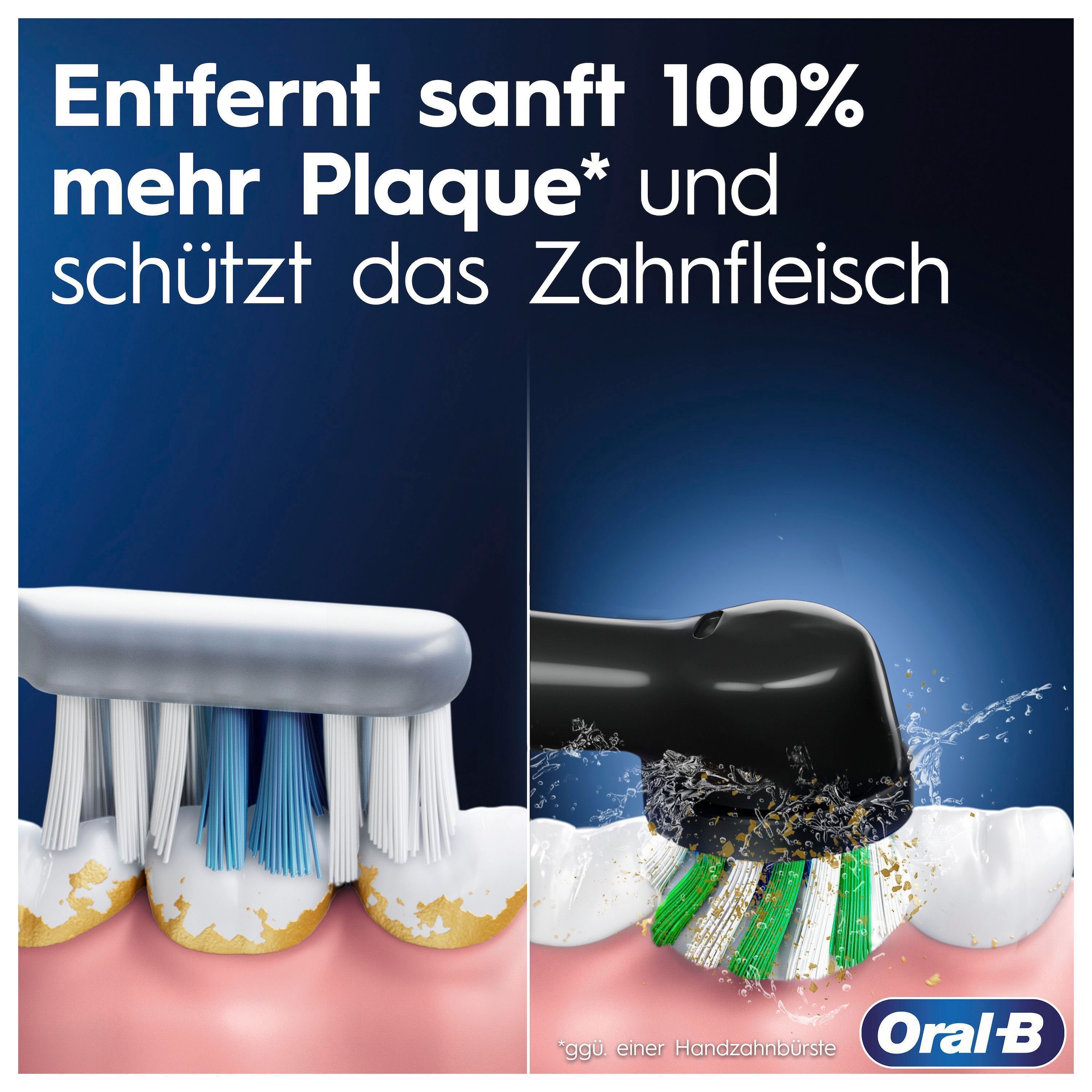 Oral-B Elektrische Zahnbürste »PRO Series 1«, 1 St. Aufsteckbürsten,  Drucksensor mit 3 Jahren XXL Garantie