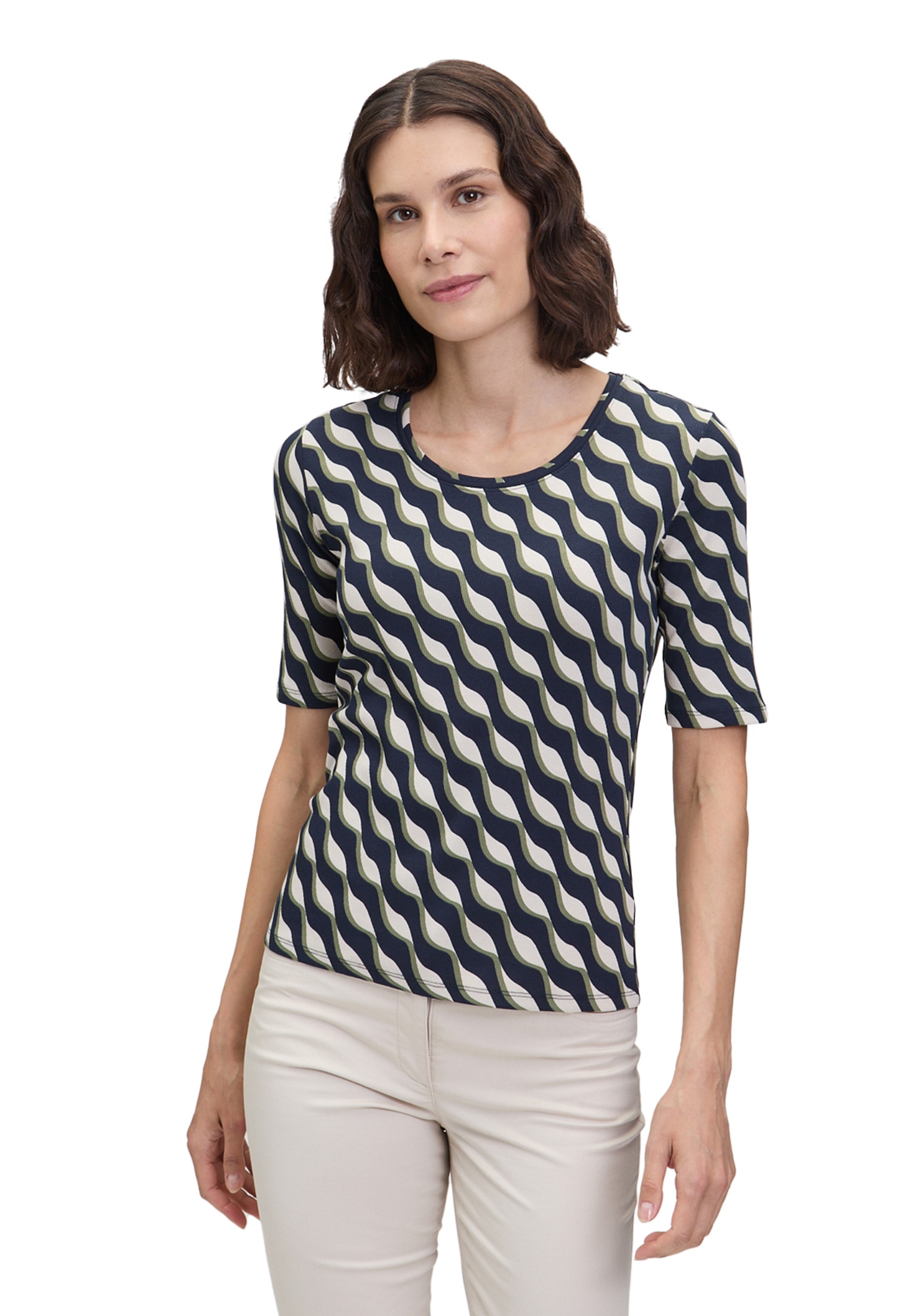 Betty Barclay Langarmshirt »Basic Shirt mit Rippenstruktur«