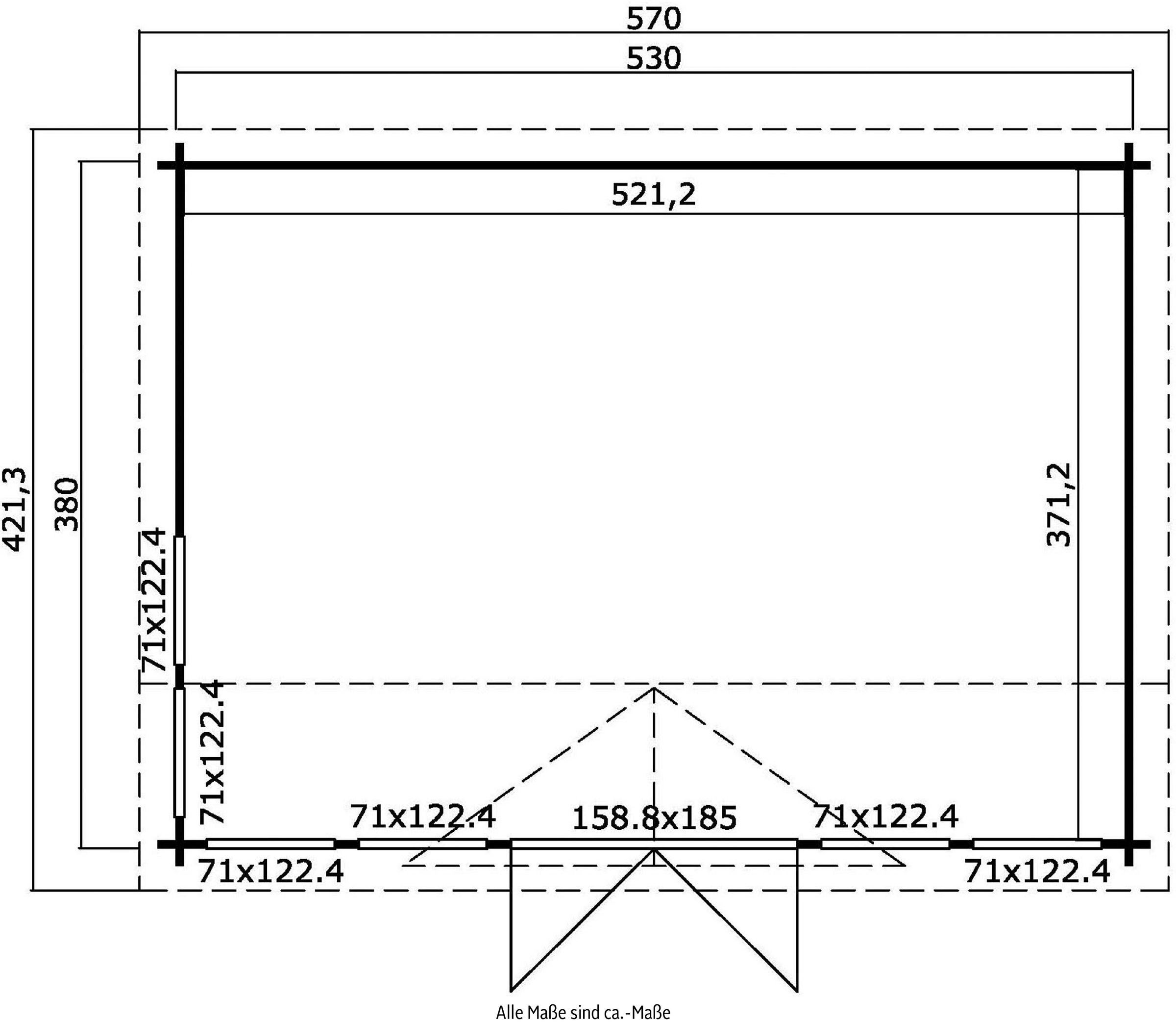 LASITA MAJA Gartenhaus »BALMORAL«