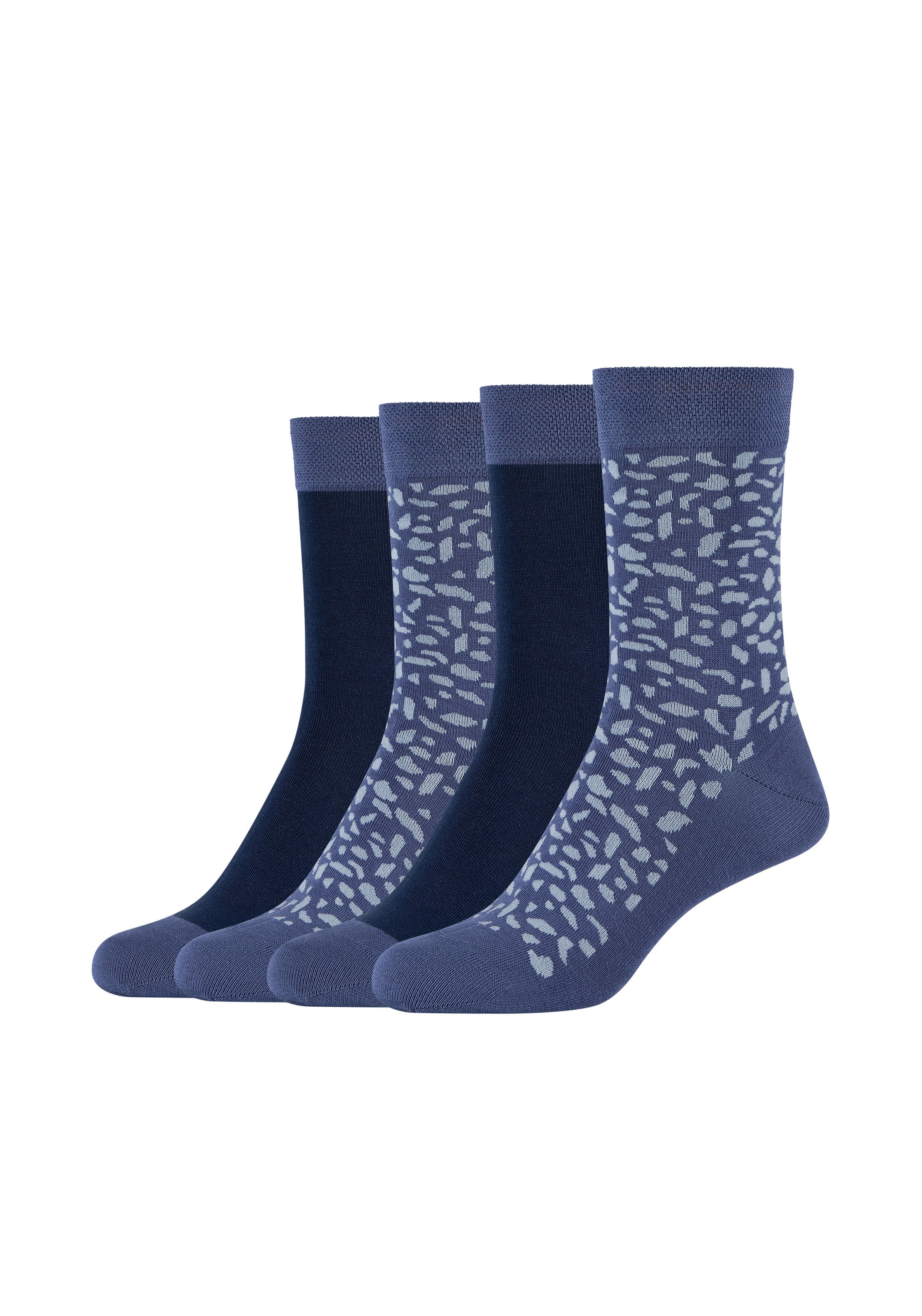 Langsocken, (4er Pack), mit attraktivem Musterdesign