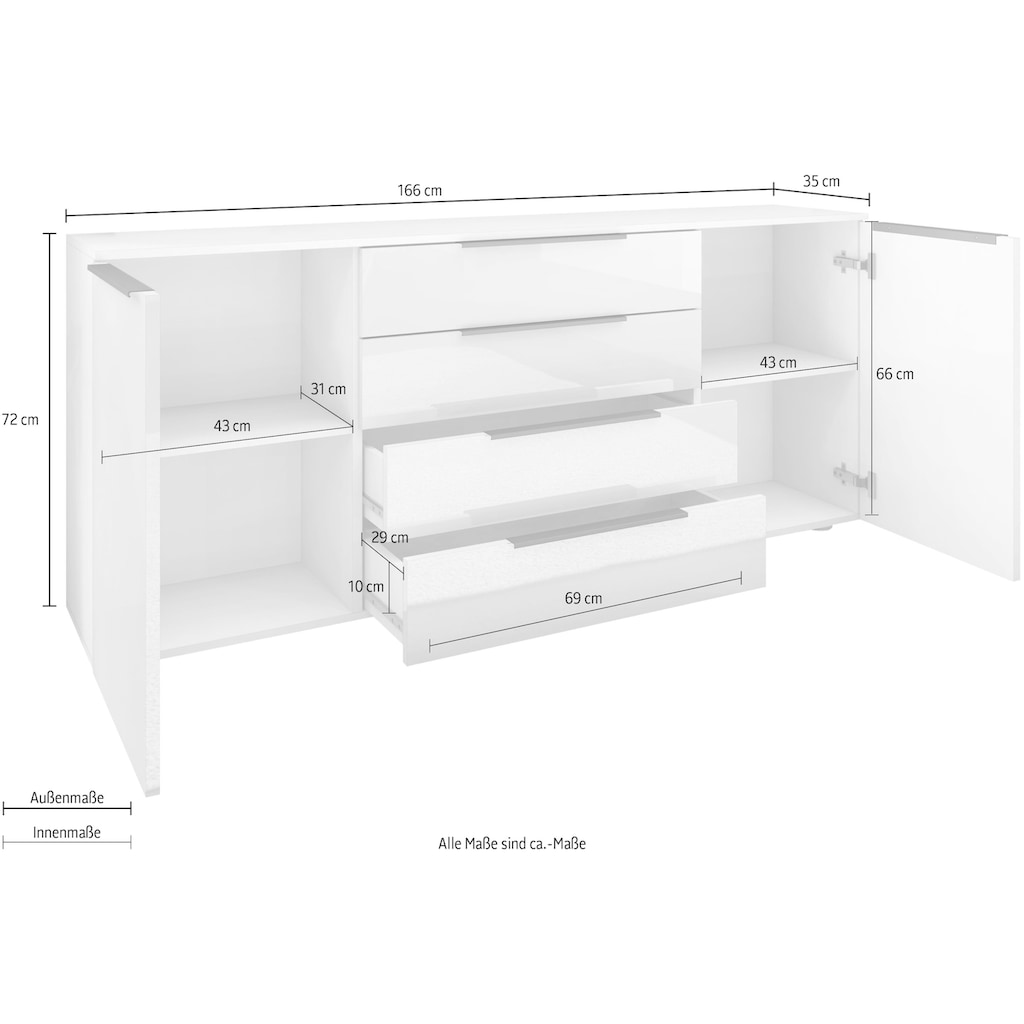 borchardt Möbel Sideboard »Tom«