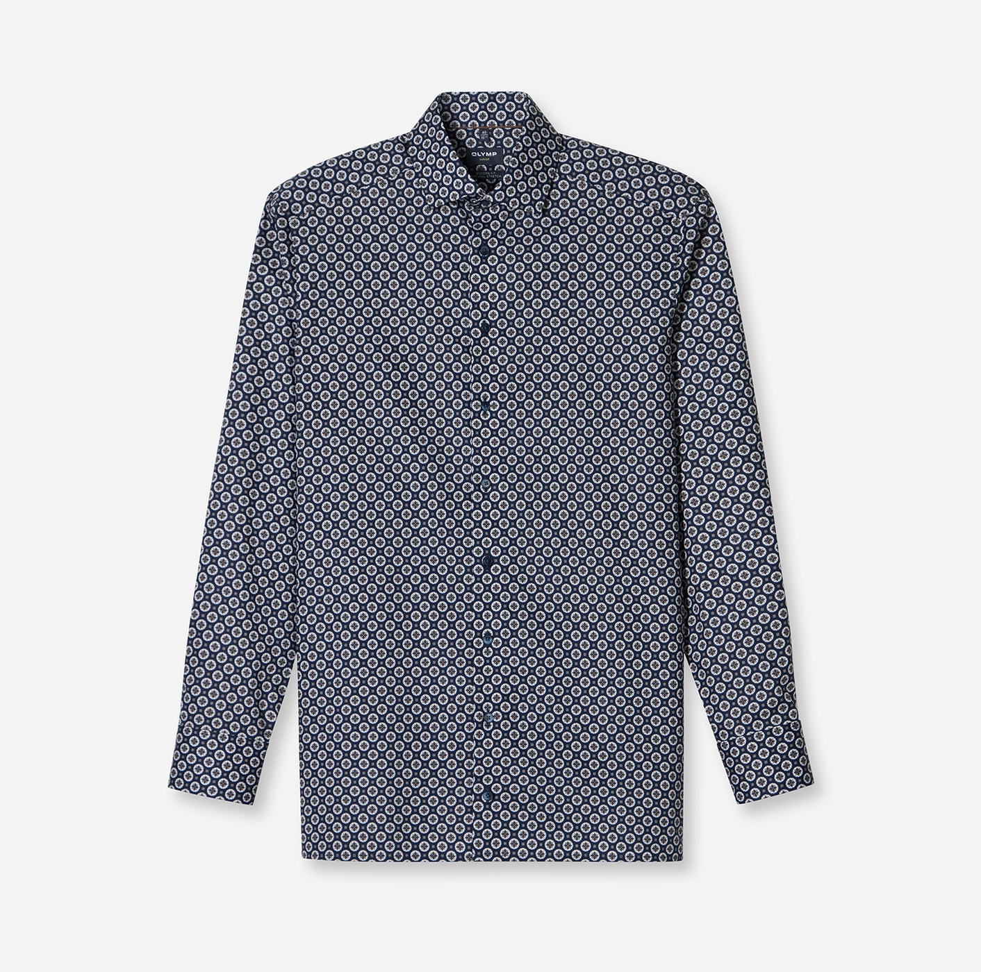 OLYMP Langarmhemd »Luxor modern fit« Royal Kentkragen, Businesshemd