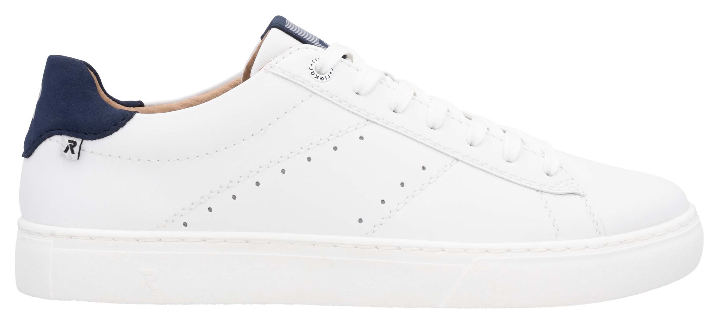 RIEKER Sport Sneaker  mit Leder-Innenfutter, Freizeitschuh, Halbschuh, Schnürschuh