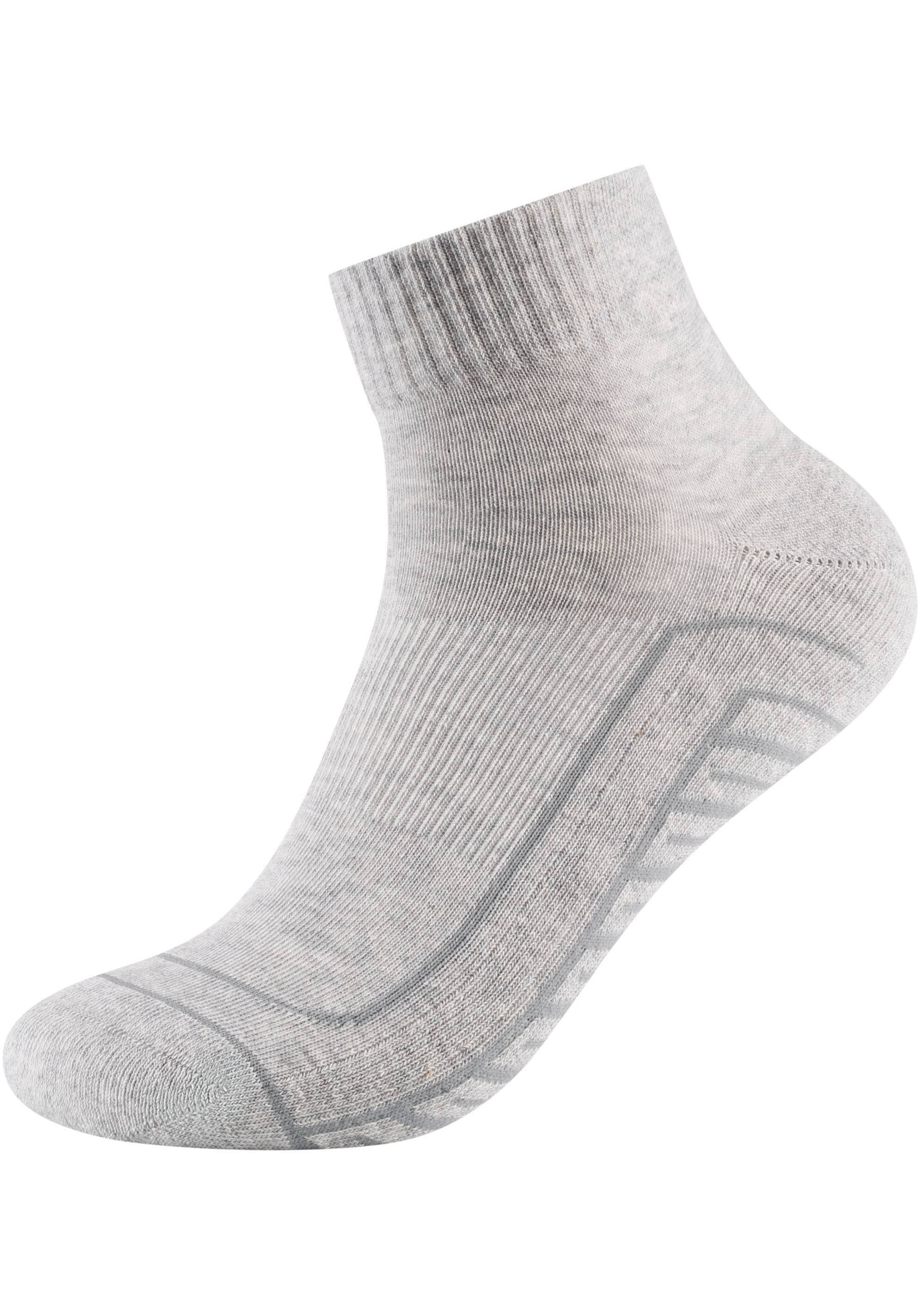 Camano Kurzsocken »ca-soft«, (6 Paar), mit verstärktem Zehenbereich