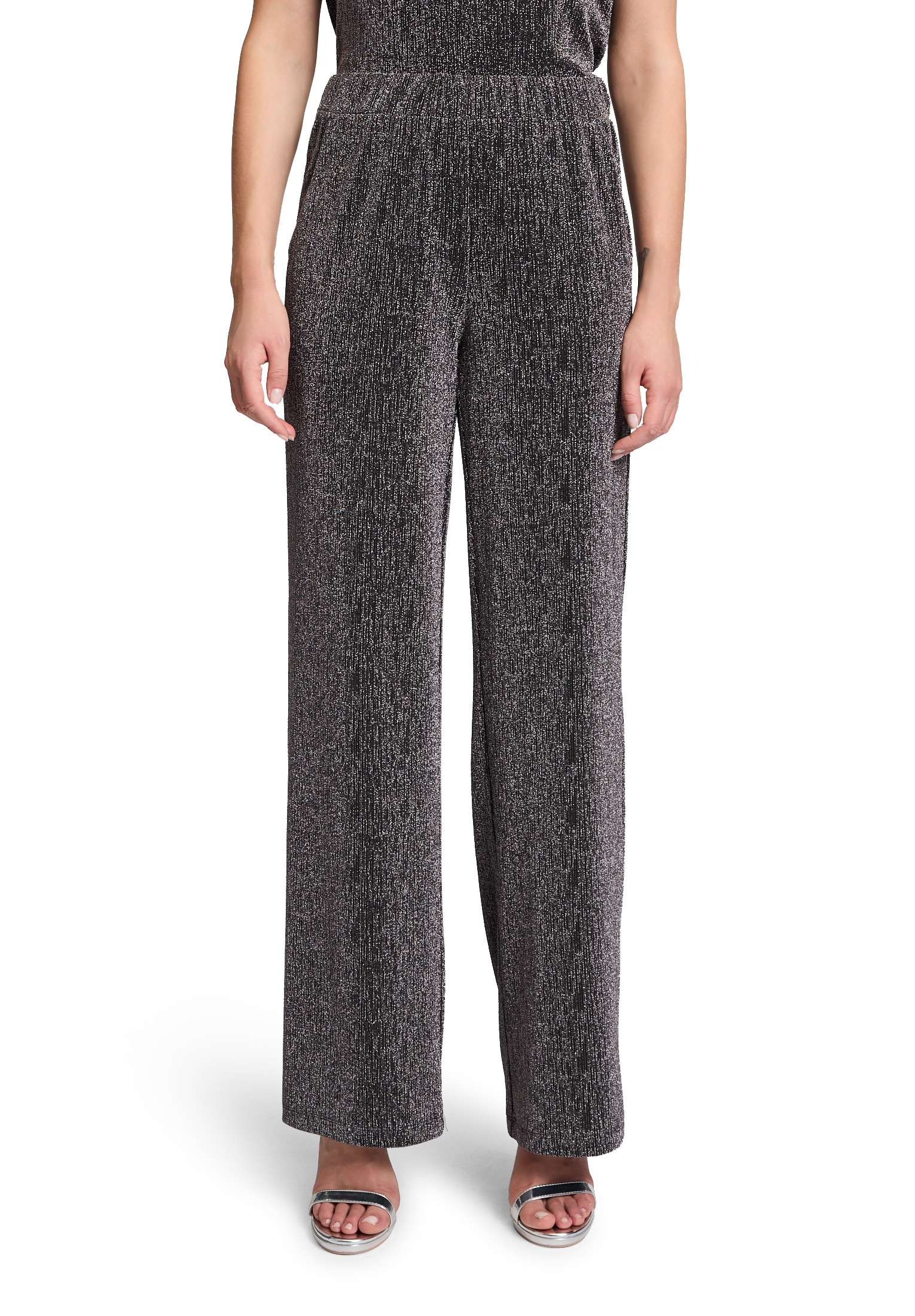 Betty&Co Stoffhose »Stoffhose im Glitzer-Look«