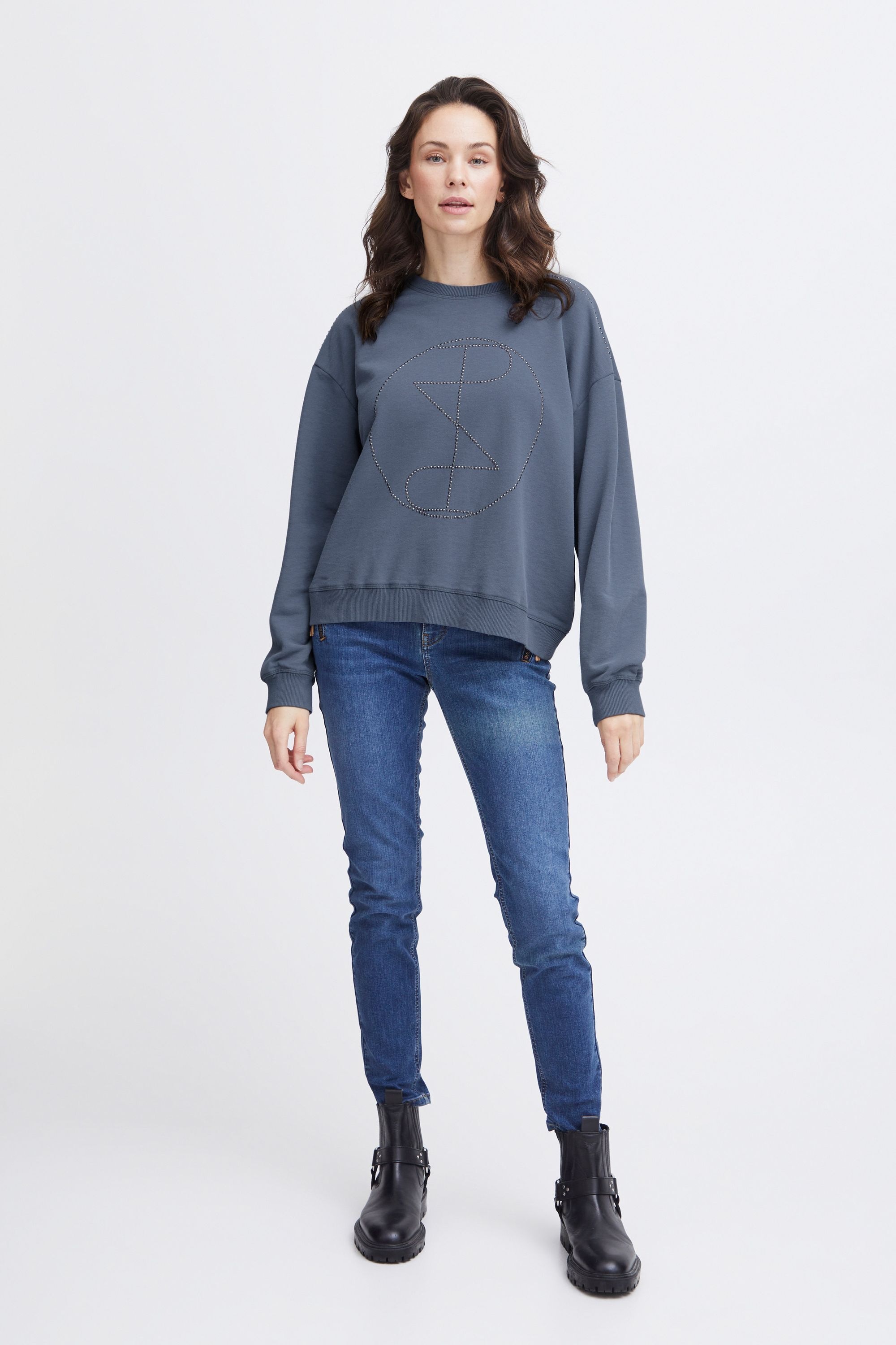 Pulz Jeans Sweatshirt »Rundhalspullover PZMallie«