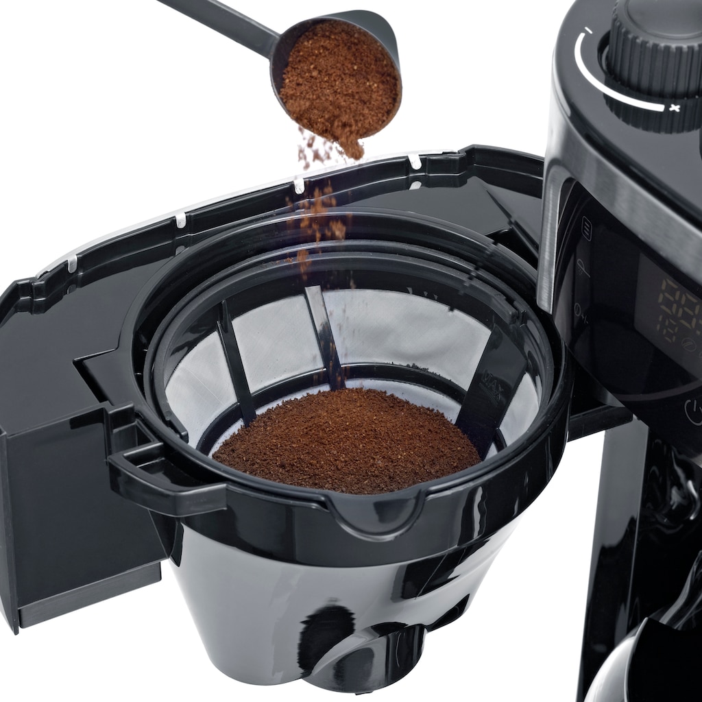 Severin Kaffeemaschine mit Mahlwerk »KA 4813«, 1,25 l Kaffeekanne, Permanentfilter, 1x4