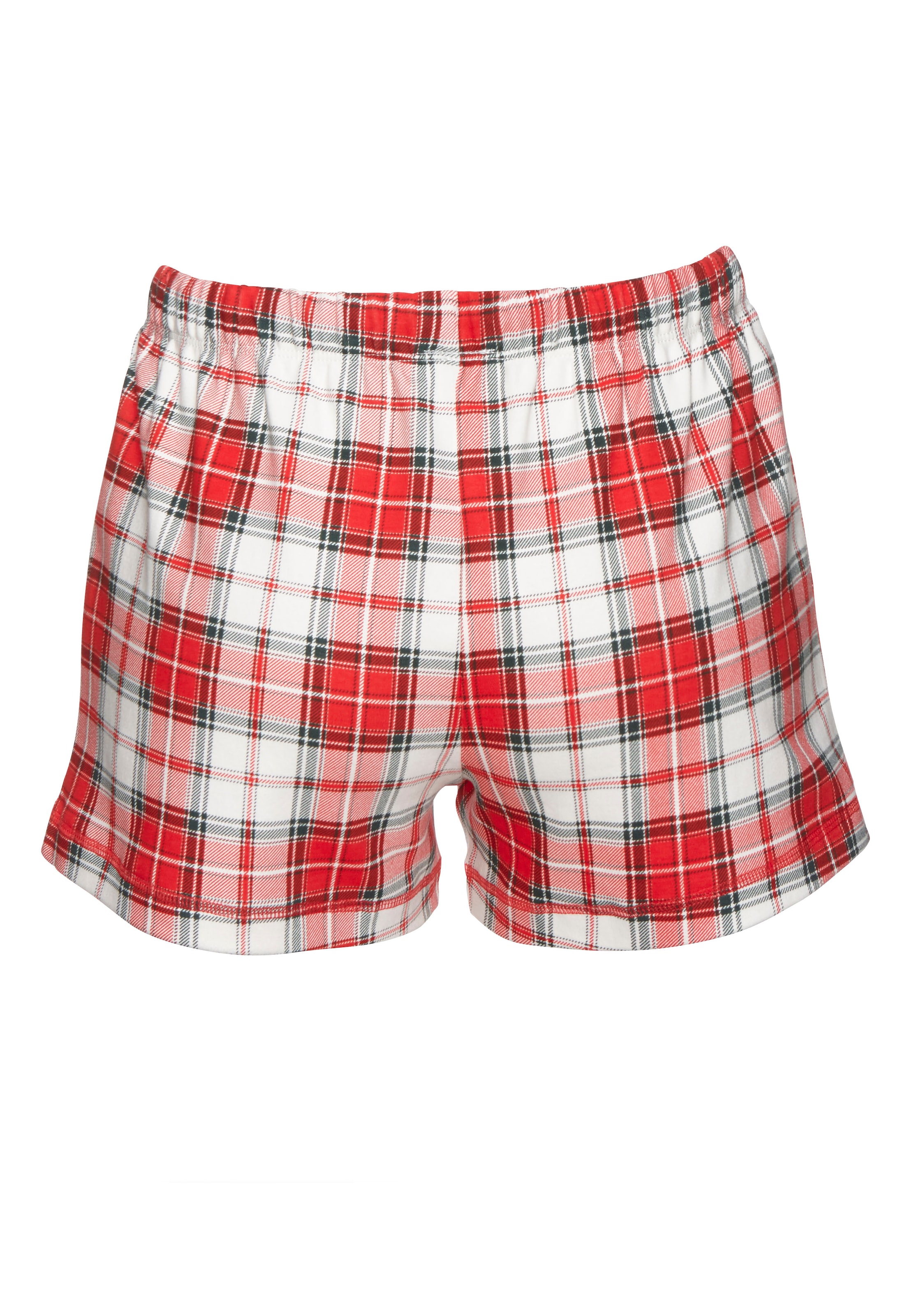 LASCANA Schlafshorts, mit Karomuster