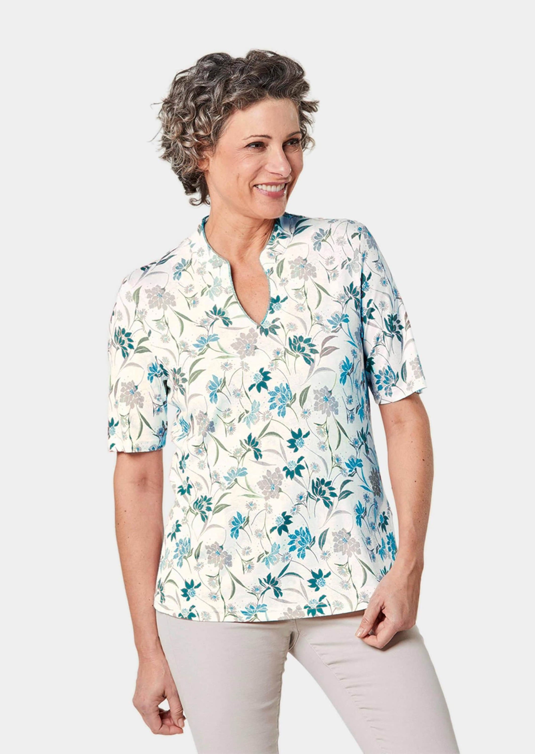 GOLDNER Print-Shirt »Schönes Druckshirt in trageangenehmer Qualität«