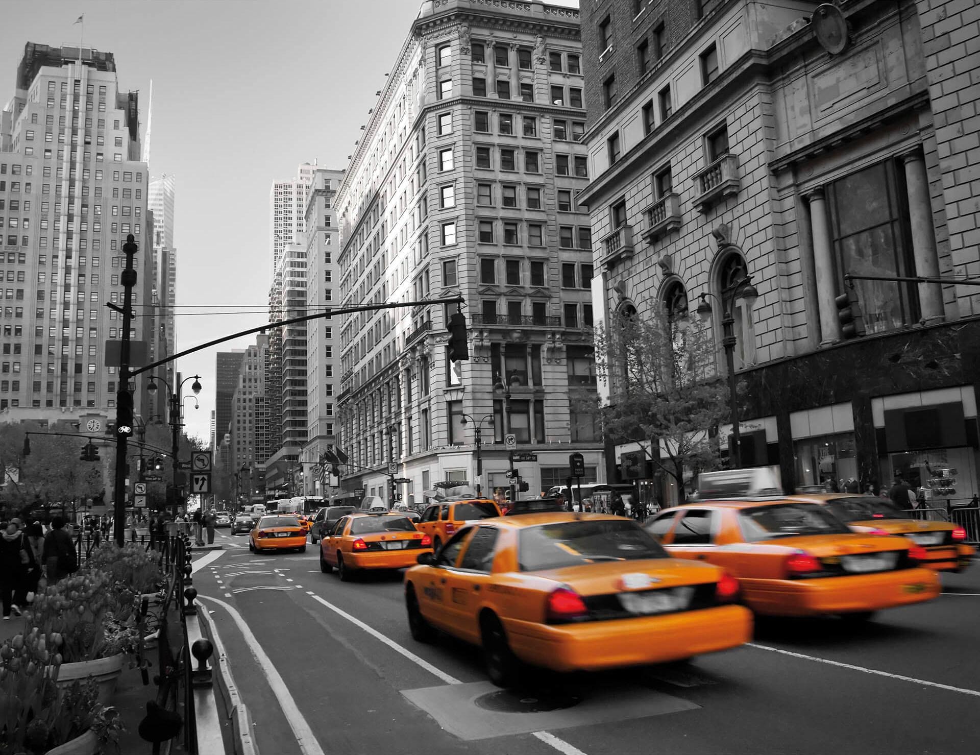 Wall-Art Vliestapete »Cabs in Manhattan« auf Rechnung bestellen