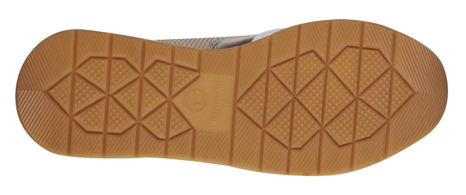 Tamaris Keilsneaker, Freizeitschuh, Halbschuh, in schmaler Form, vegane Verarbeitung