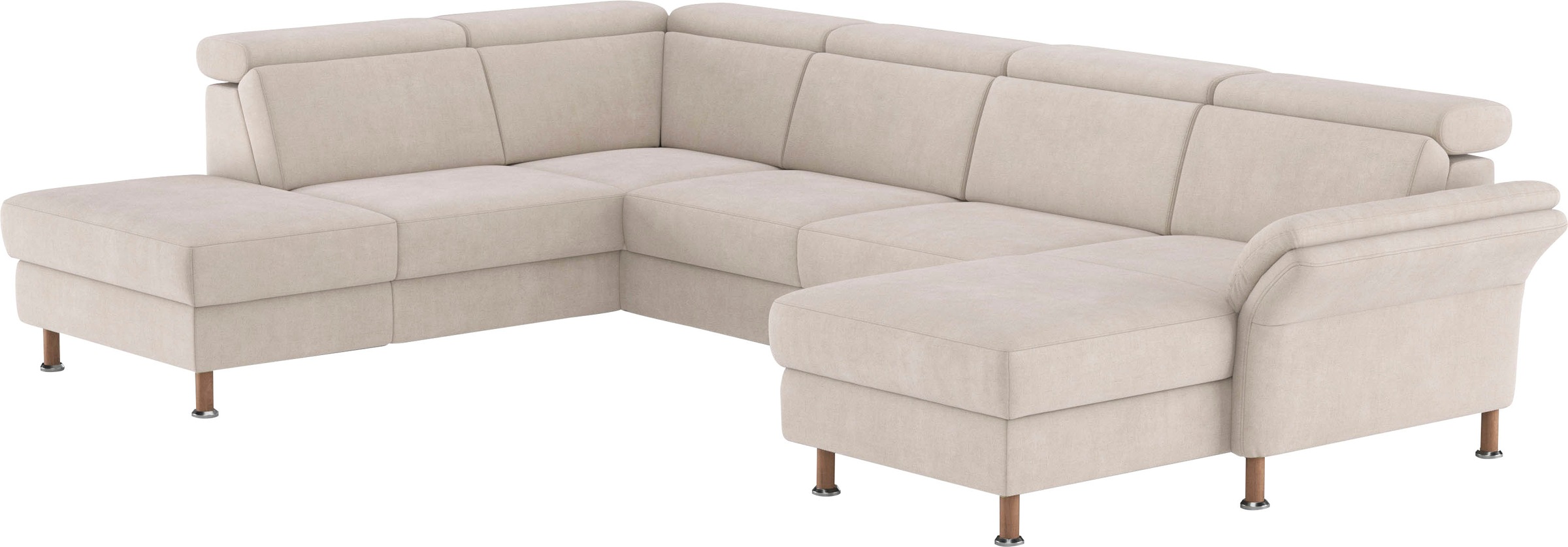 Home affaire Wohnlandschaft »Calypso U-Form«, wahlweise mit motorischer Relaxfunktion