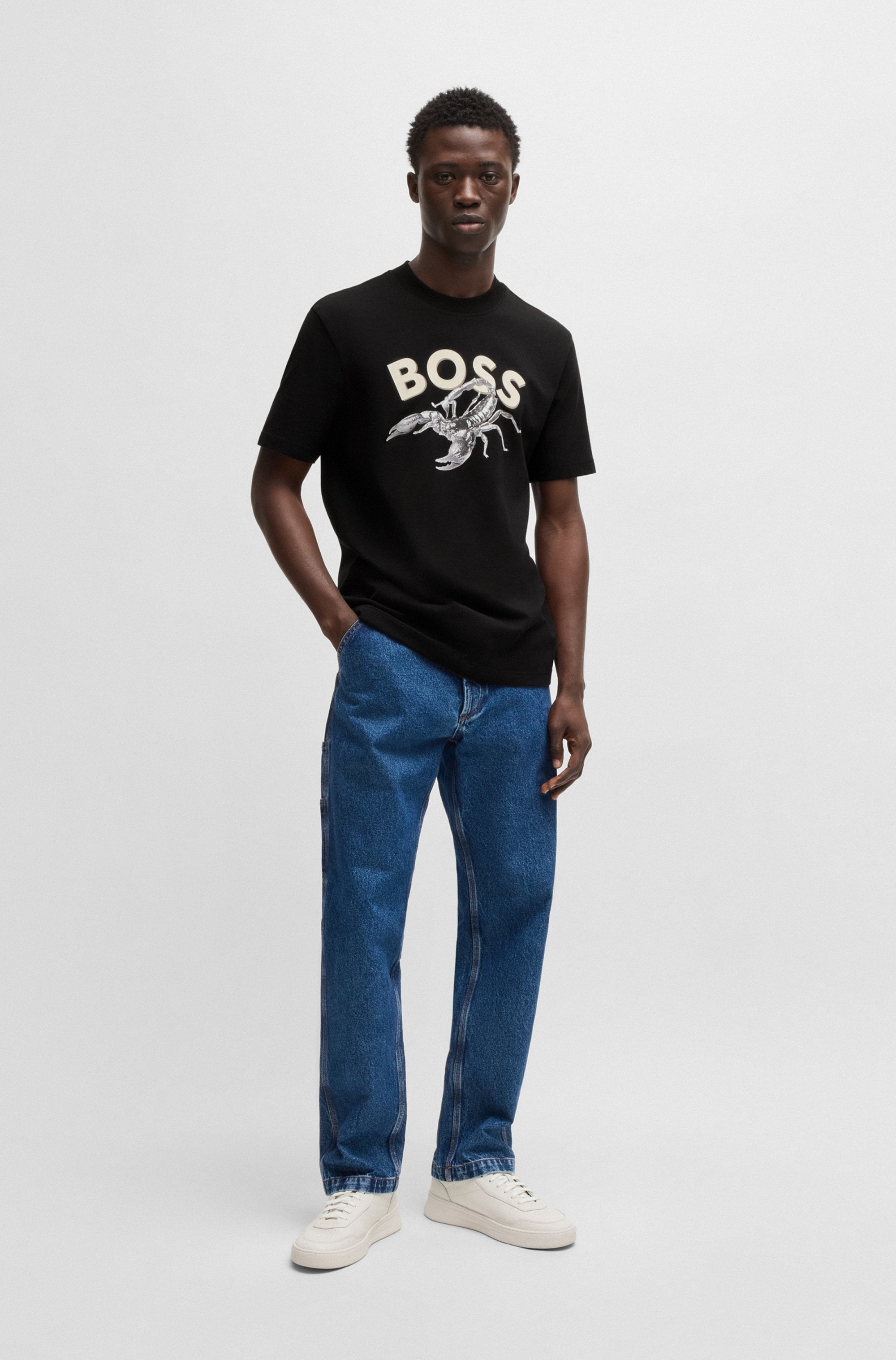 BOSS ORANGE T-Shirt »Te Bossfish«, mit Aufdruck