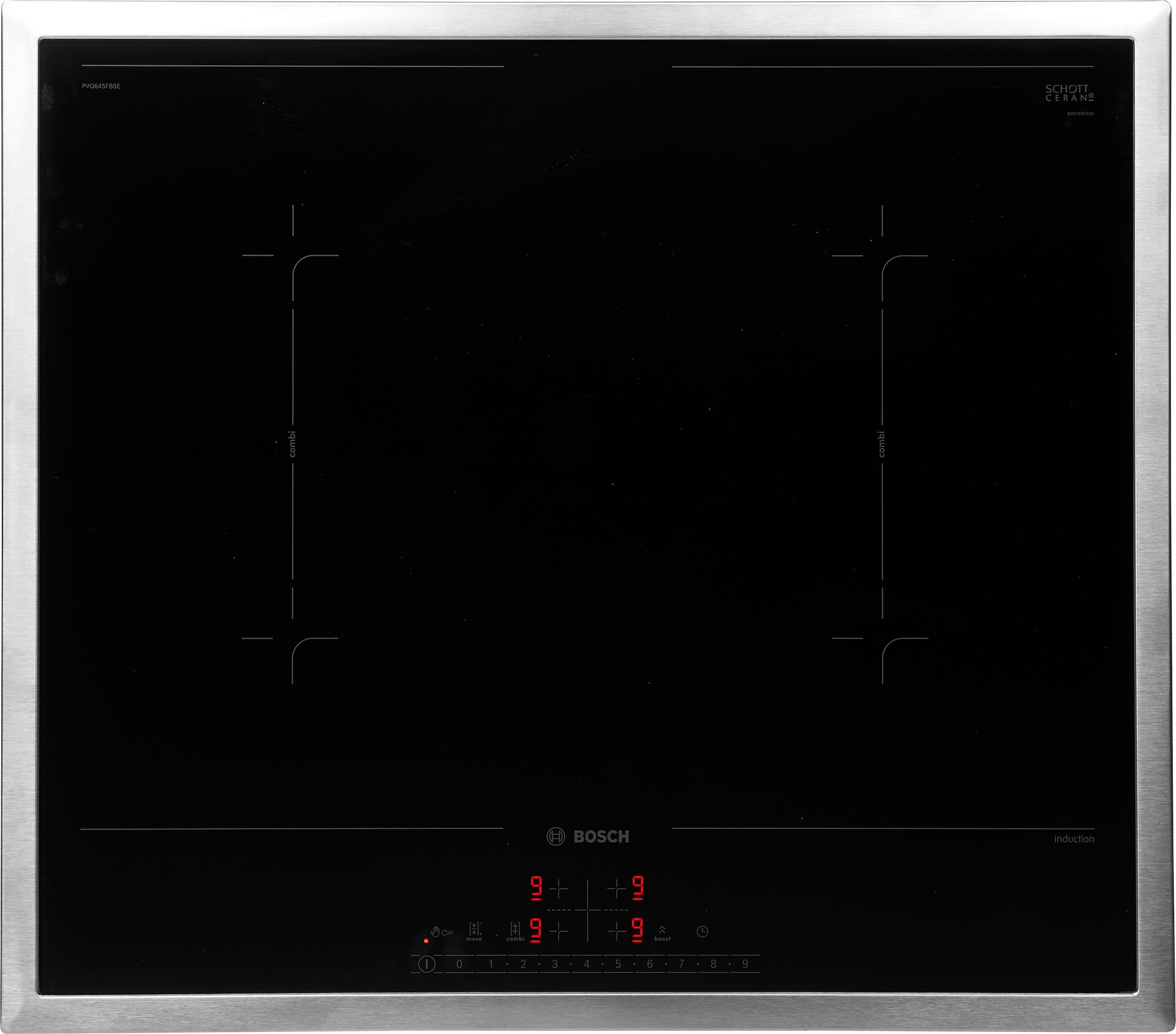 BOSCH Induktions-Kochfeld von SCHOTT CERAN® »PVQ645FB5E«, PVQ645FB5E ...