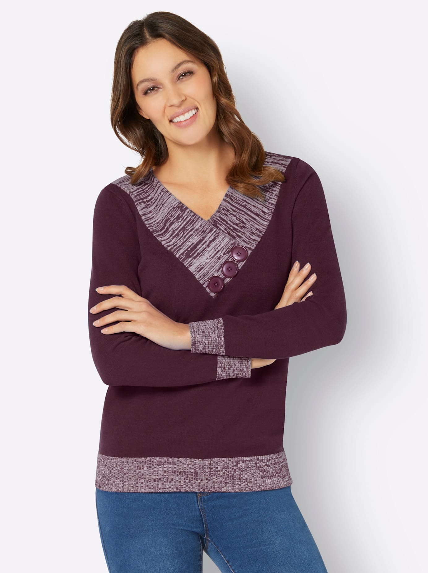 Strickpullover »Langarm-Pullover«