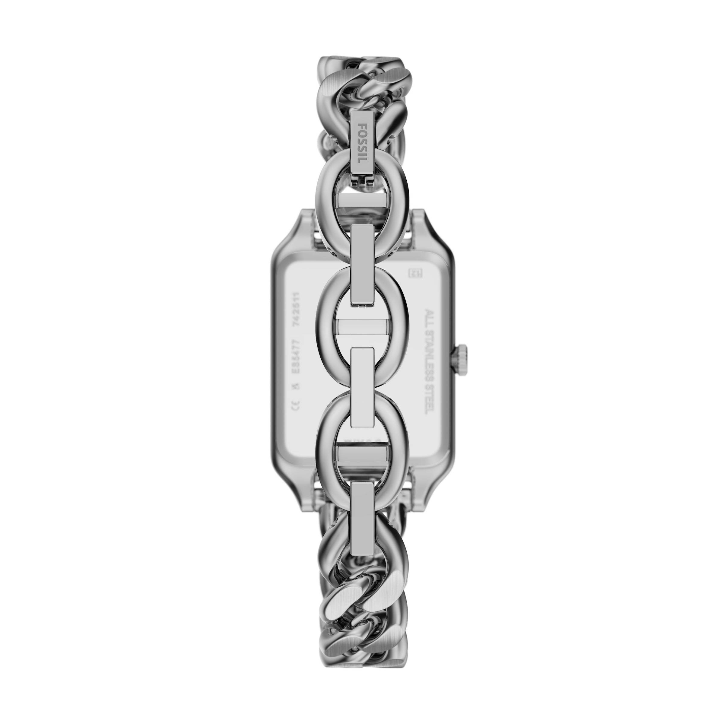 Fossil Quarzuhr »Raquel« Armbanduhr, Damenuhr, Edelstahlarmband, analog