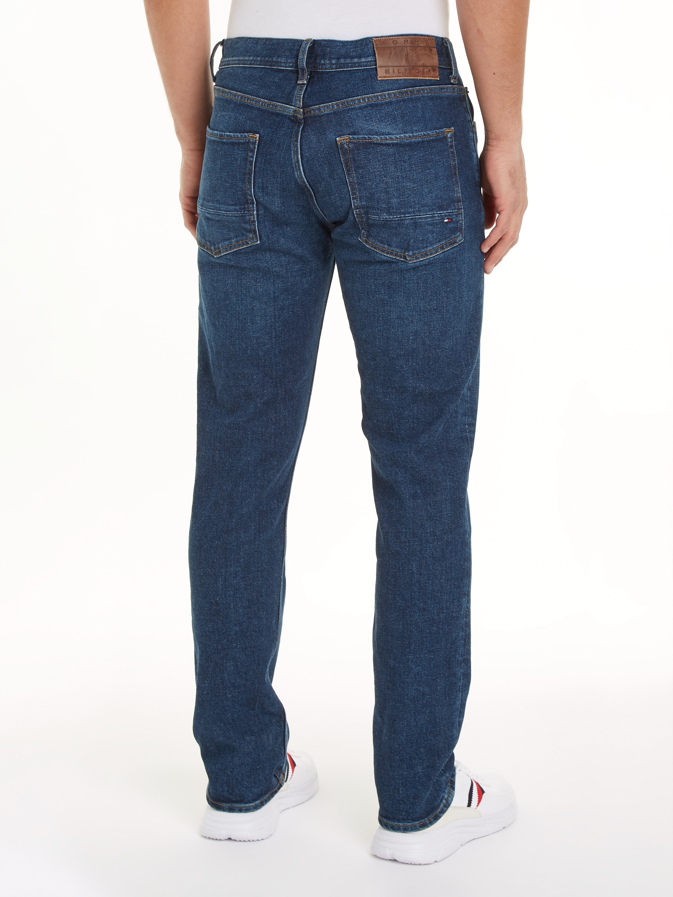 Tommy Hilfiger Straight-Jeans »STRAIGHT DENTON STR CREST INDIGO«