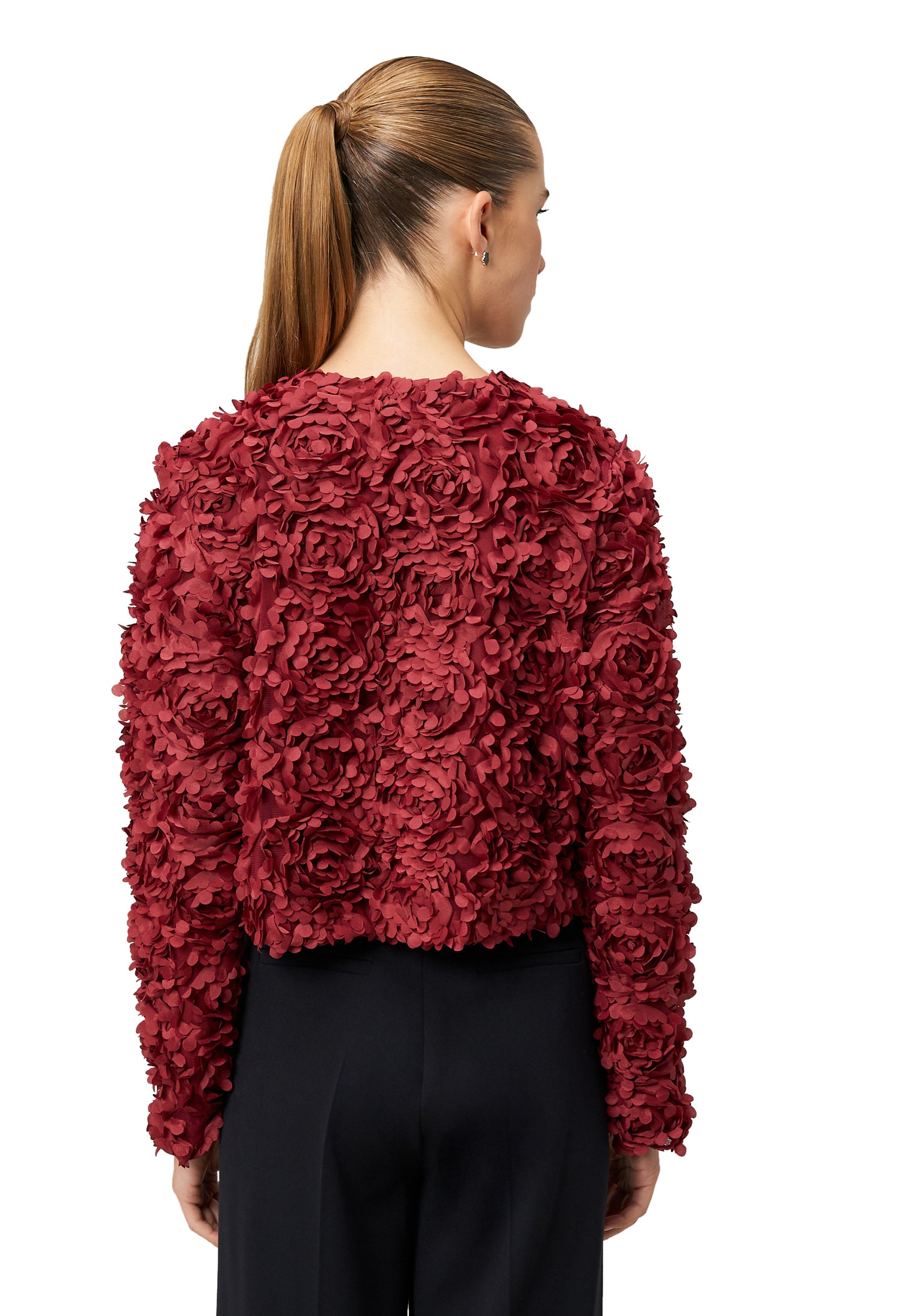 Zero Boleroblazer »Bolerojacke mit 3D Blumen«