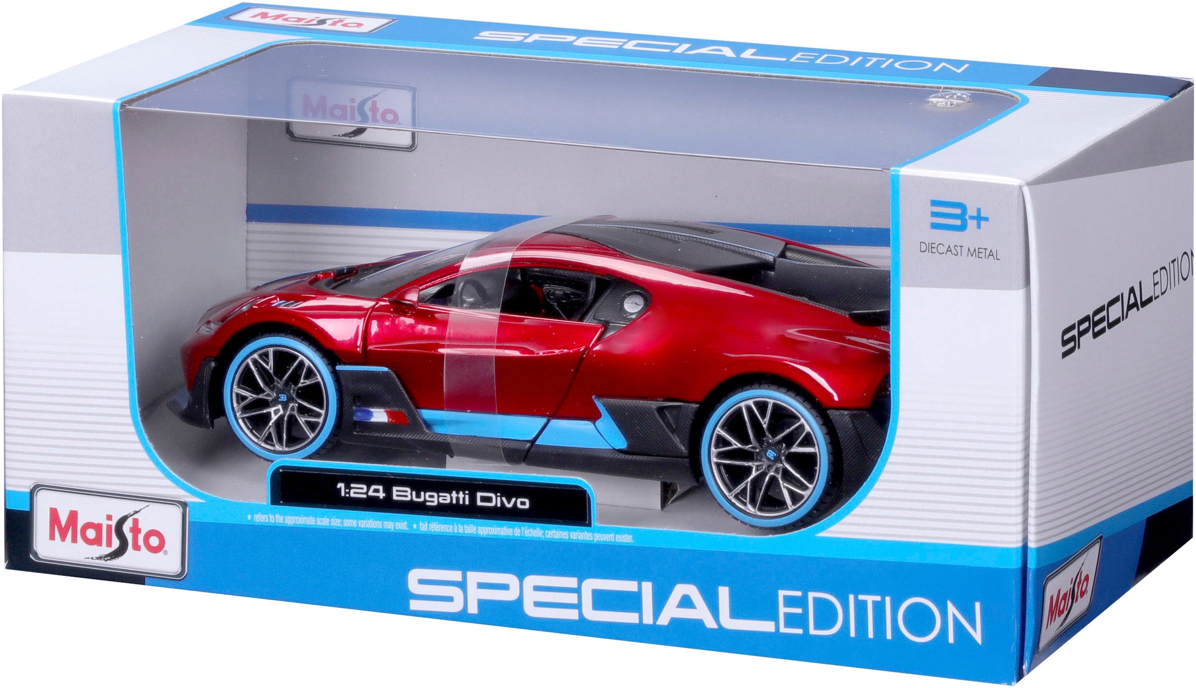 Maisto® Sammlerauto »1:24 Bugatti Divo, rot«, 1:24