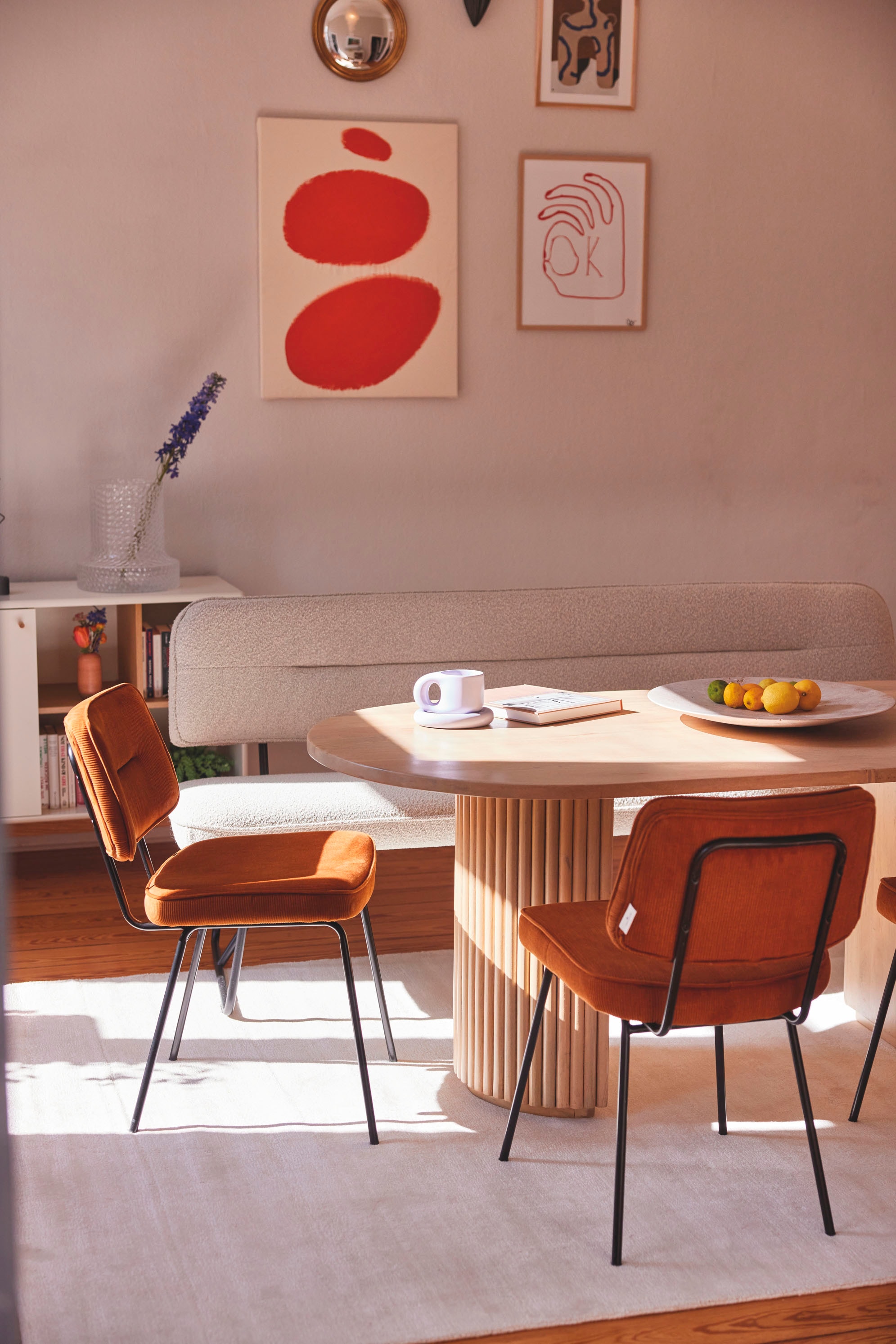 TOM TAILOR HOME Esstisch »Ripped«, mit Tischbeinen im extravaganten Ribbed-Look