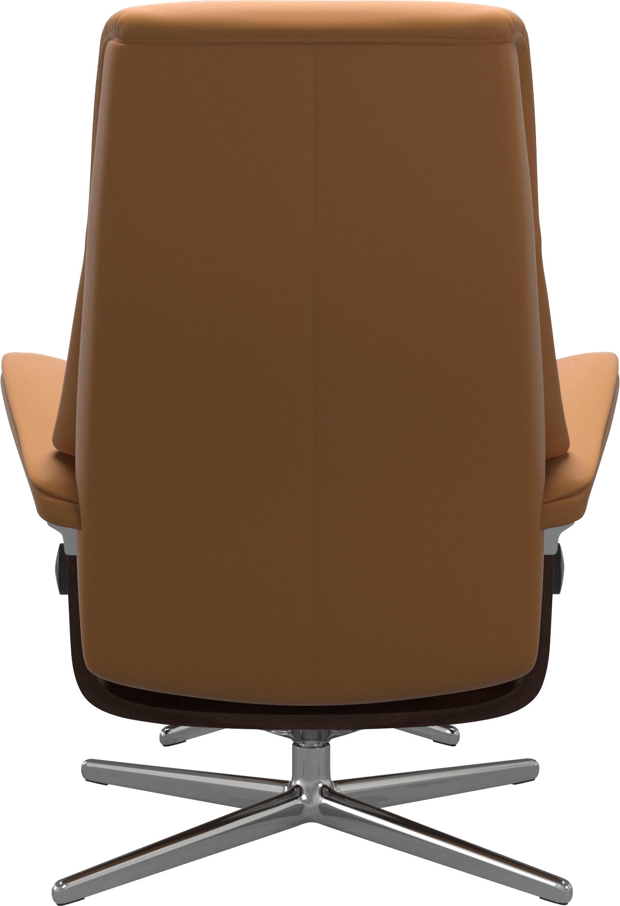 Stressless® Fußhocker »View«, mit Cross Base, Größe S, M & L, Holzakzent Braun