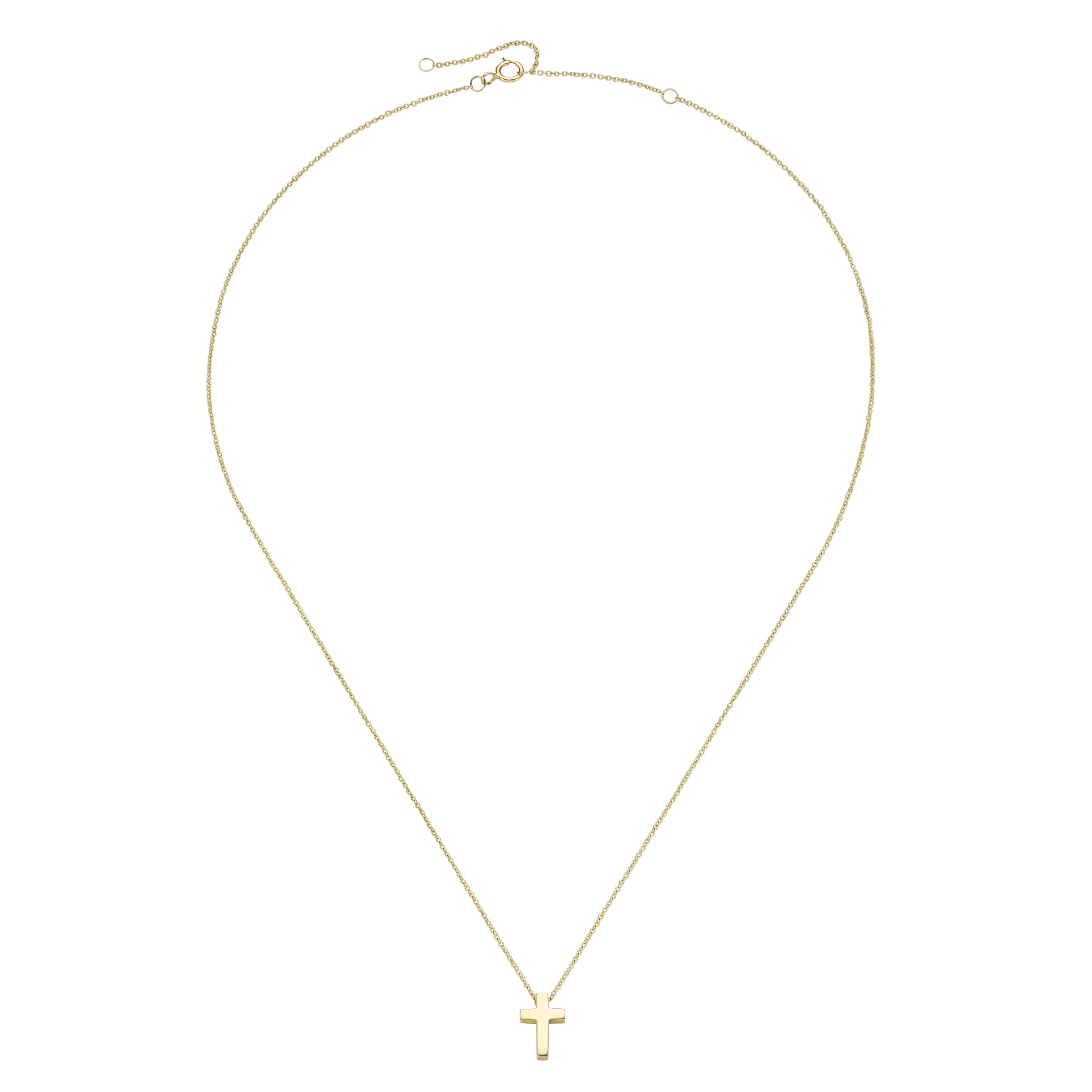 UNIVERSAL »Kette Merano mit kaufen kleinen | einem Luigi 375« Kreuz, Goldkette Gold