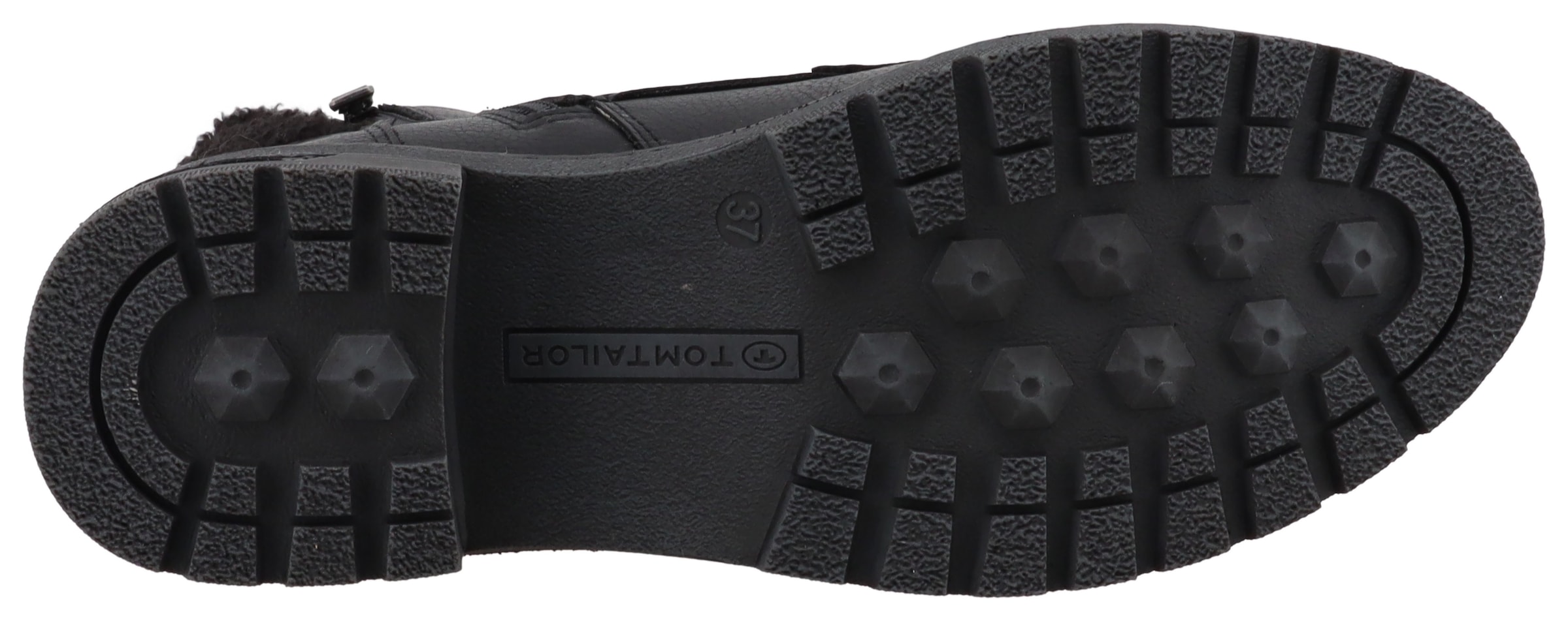 TOM TAILOR Winterstiefelette  Stiefelette, Winterboots mit Blockabsatz