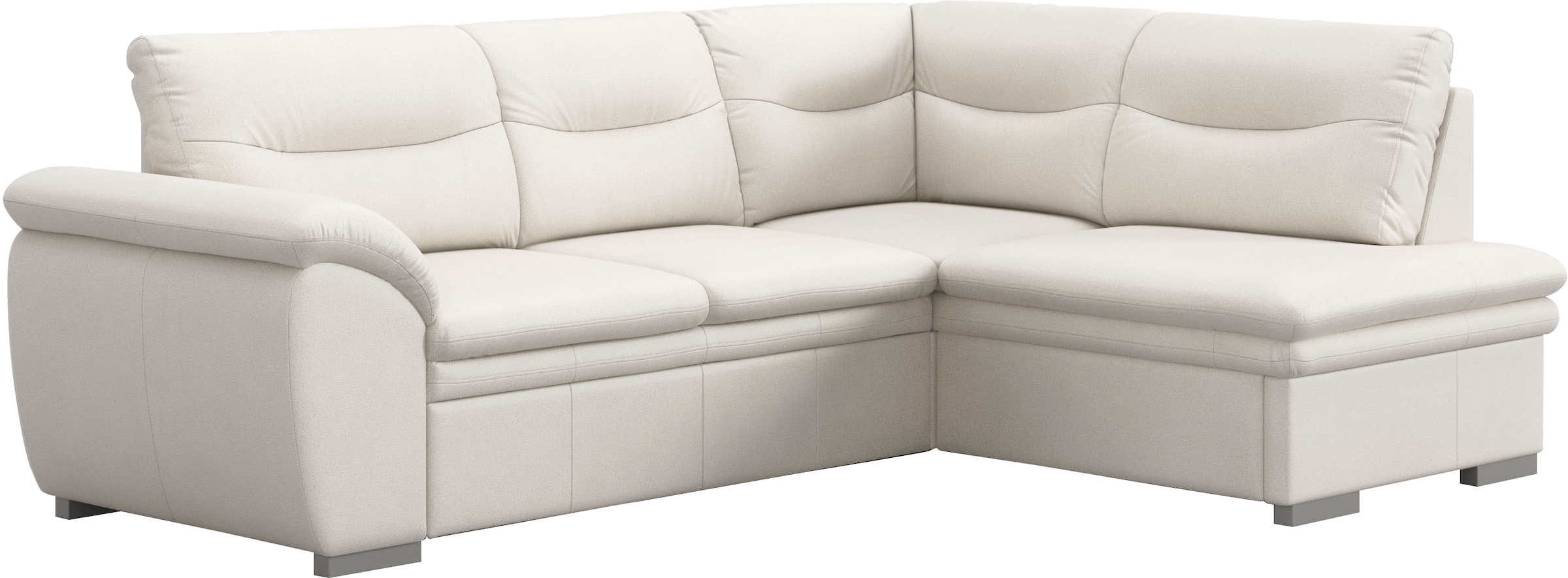 COTTA Ecksofa »Leandra L-Form«, wahlweise mit Bettfunktion & Bettkasten
