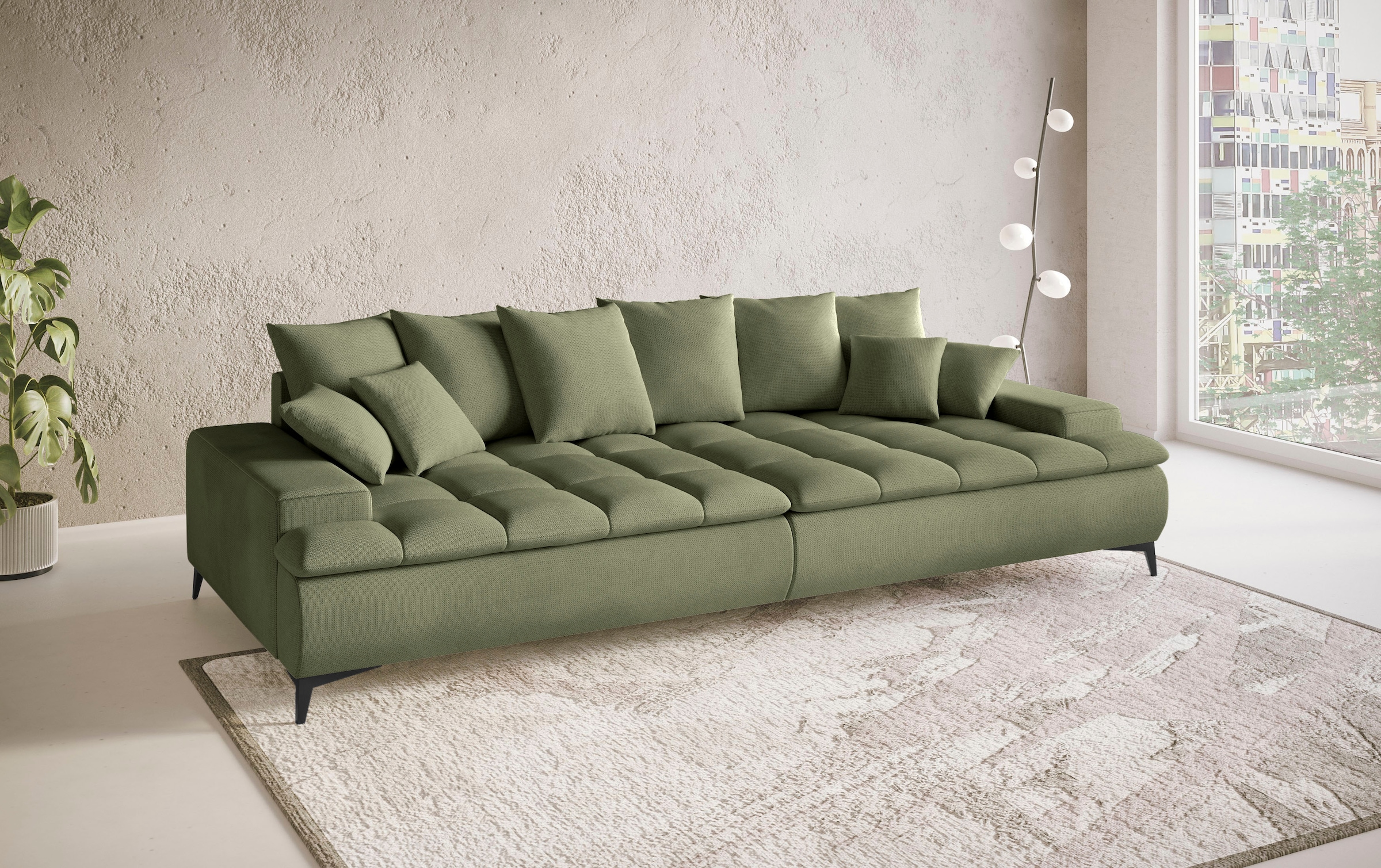 Mr. Couch Big-Sofa »Haiti III«, Mit Kaltschaum, bis 140 kg belastbar