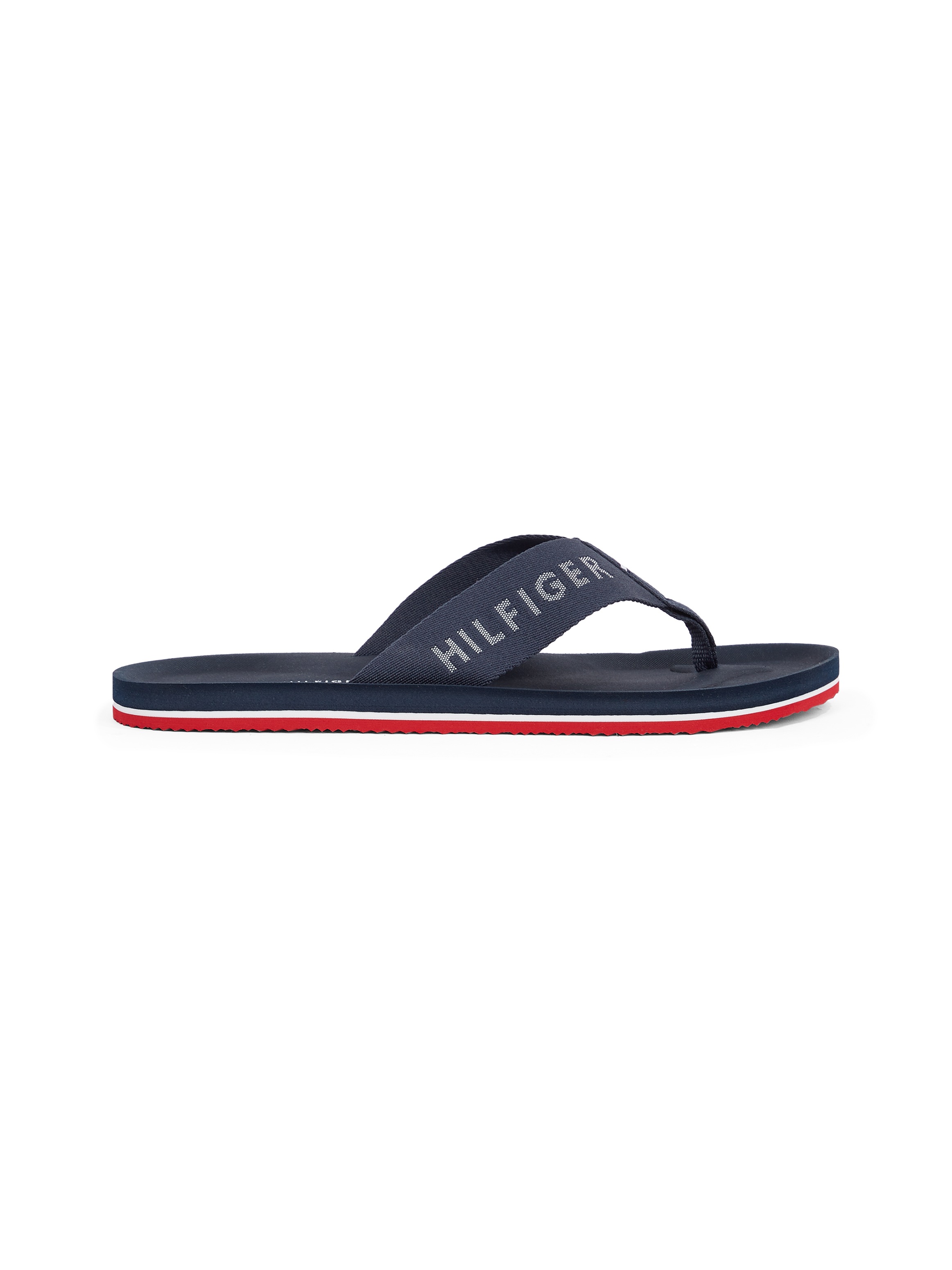 Tommy Hilfiger Zehentrenner »COMFORT HILFIGER BEACH SANDAL«  , Badeschuh, Schlupfschuh mit Logoschriftzug