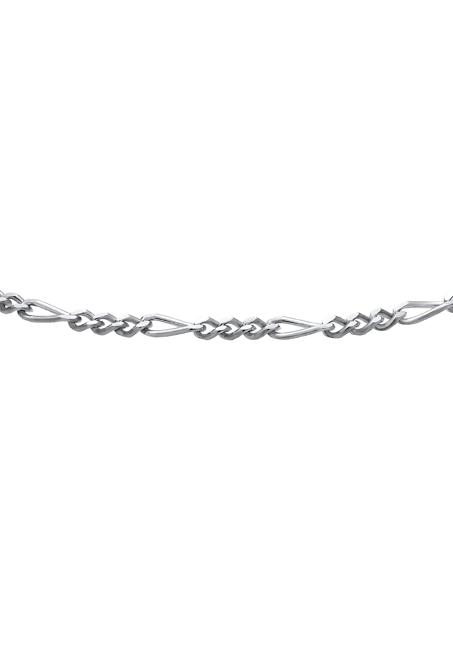 Elli Premium Kette ohne Anhänger »Halskette Choker Figarokette 925 Silber«