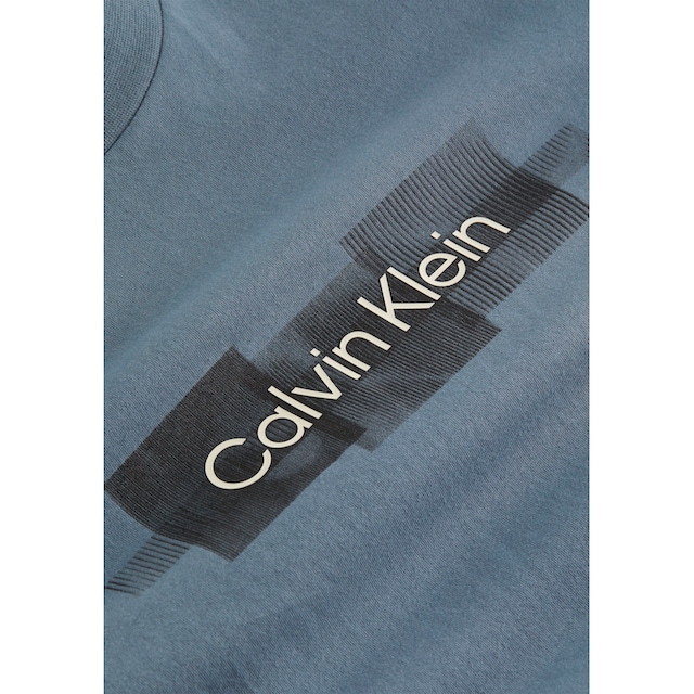 Klein bei »BOX T-Shirt reiner Calvin Baumwolle T-SHIRT«, STRIPED aus LOGO ♕
