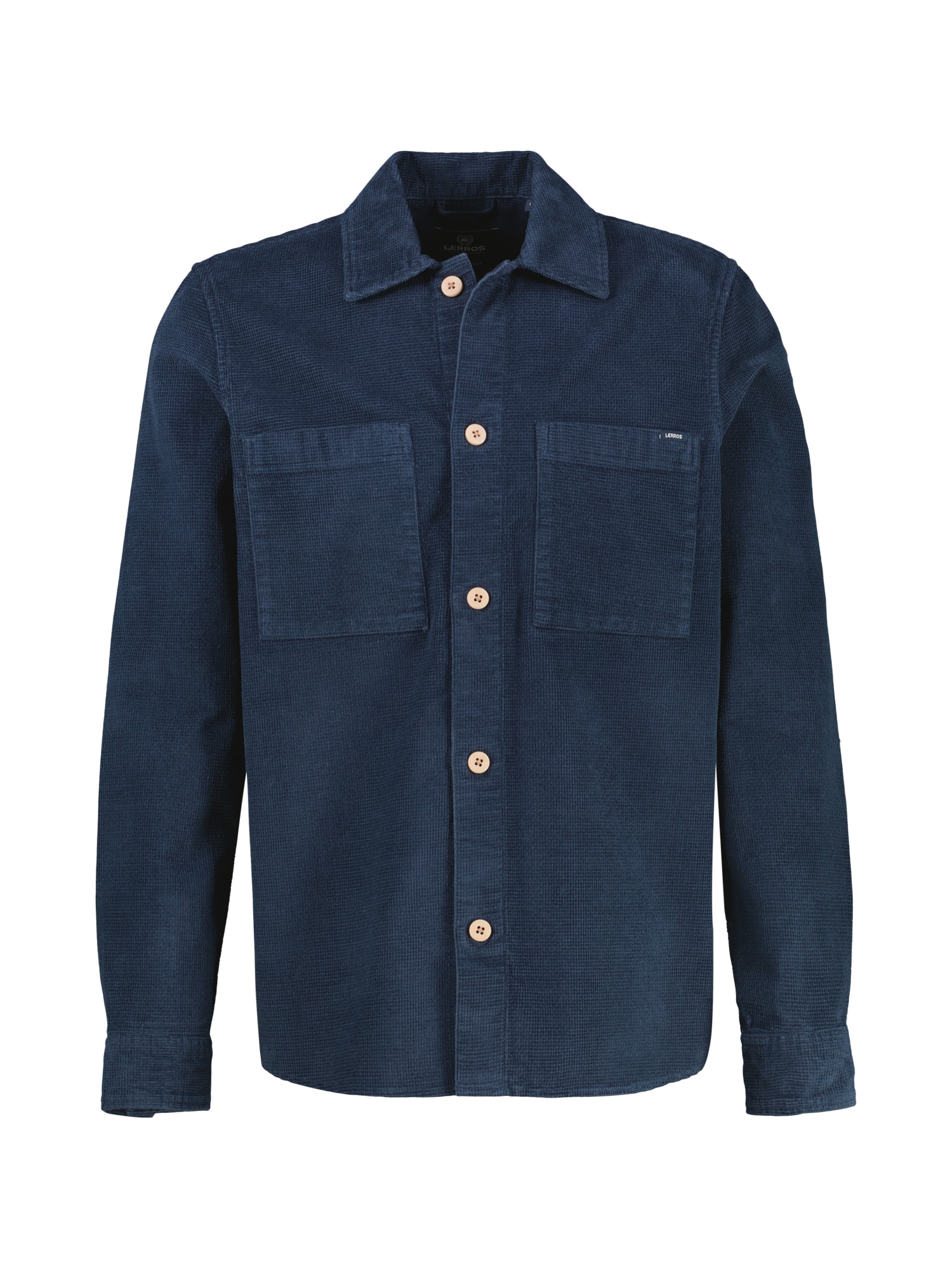 LERROS Langarmhemd »LERROS Modisches Cord-Overshirt«