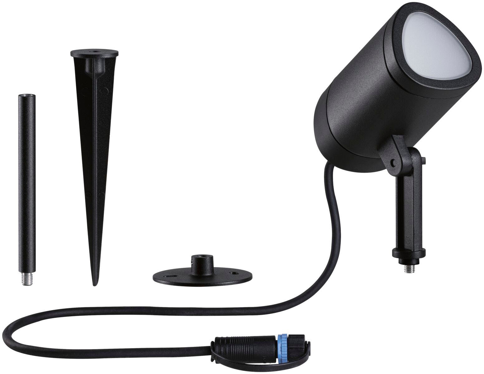Paulmann LED Gartenstrahler »Plug & Shine Spot Shira«, 1 flammig, RGBW Zigbee 2000-6500K