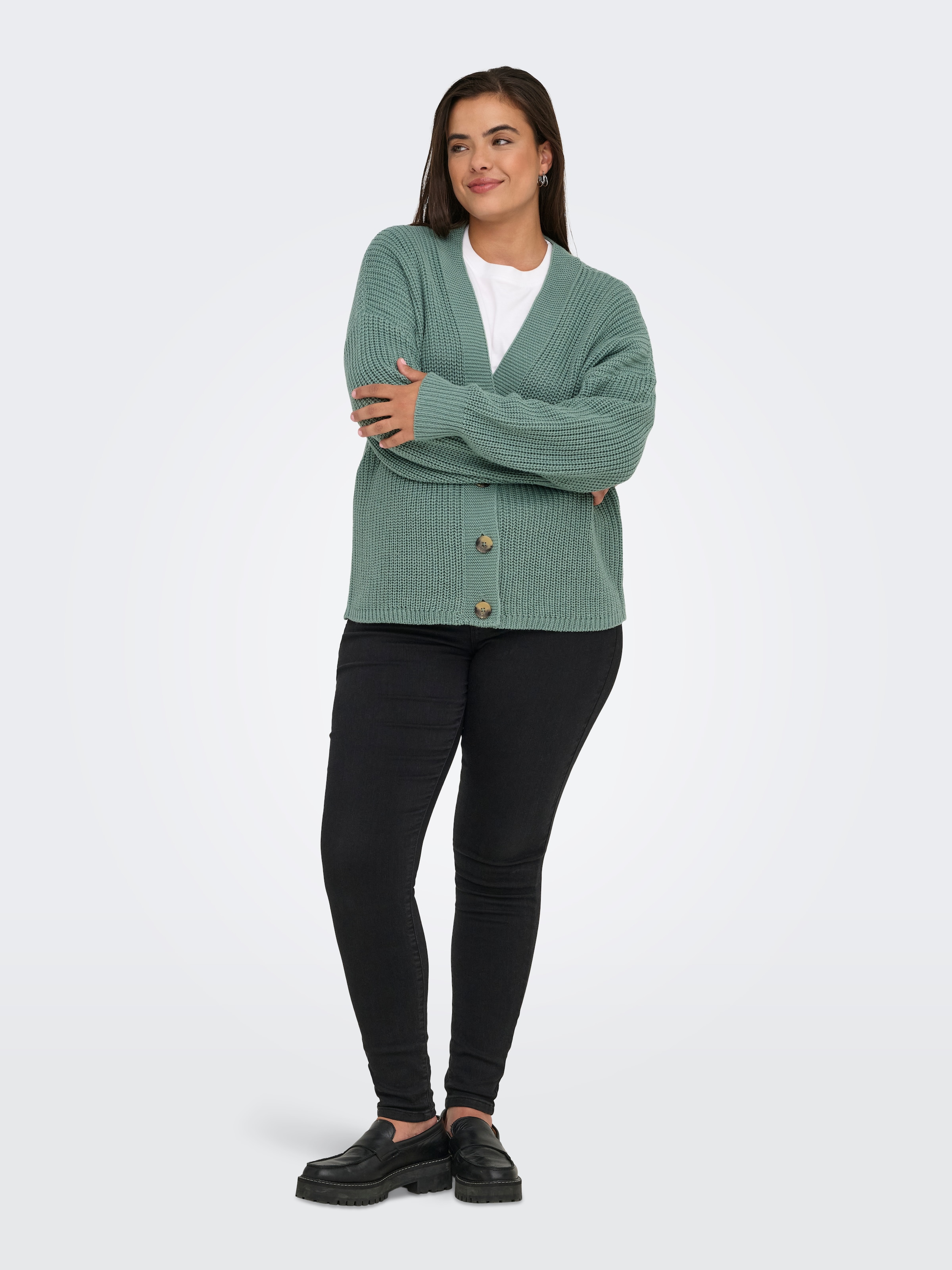 ONLY CARMAKOMA Strickjacke »CARCAROL NICE L/S CARDIGAN KNT NOOS«