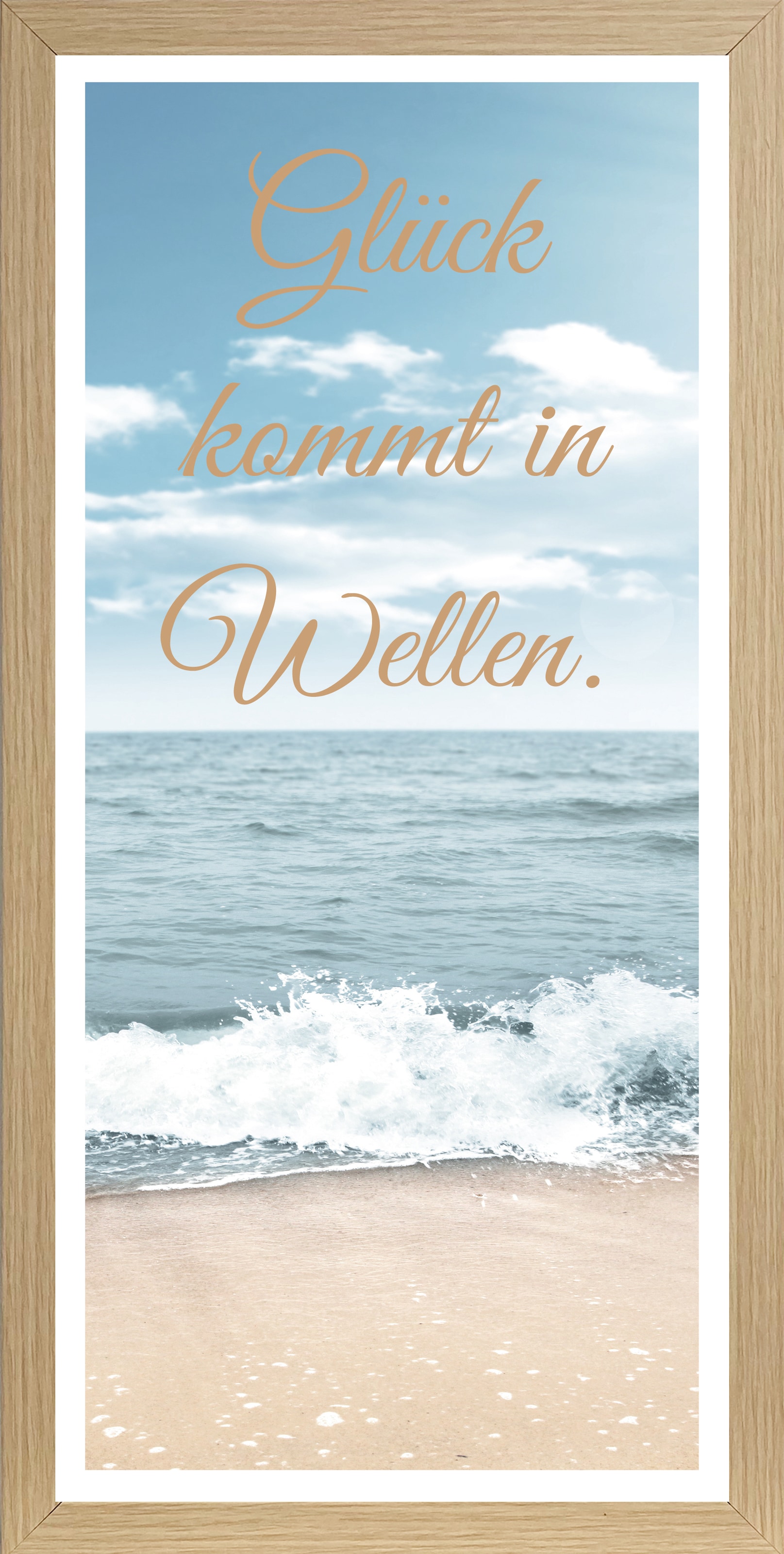 Bönninghoff Bild mit Rahmen »Maritim«, Meer-Strand, (1 St.), BxH: 23x49 cm  bequem kaufen