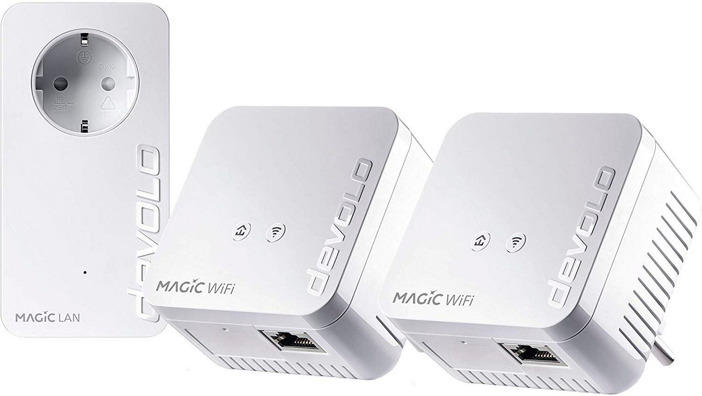 DEVOLO WLAN-Router »Magic 1 WiFi mini Multiroom Kit (1200Mbit, G.hn, Mesh)« ➥  3 Jahre XXL Garantie