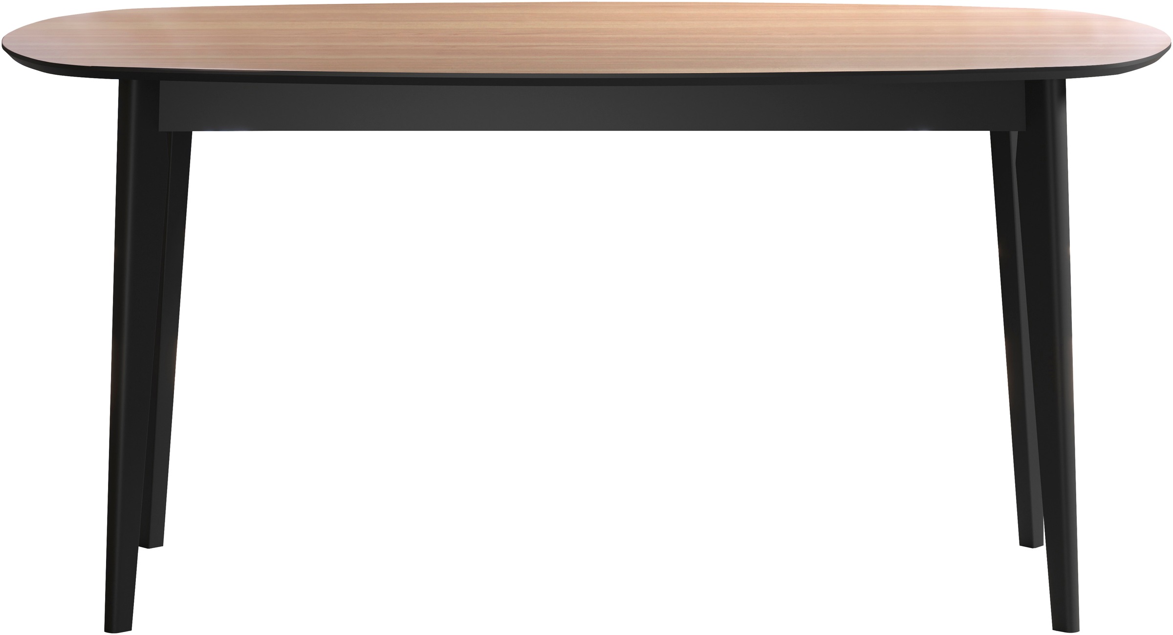 INOSIGN Esstisch »Ronda«, (1 St.), Esszimmertisch oval auf Massivholzfüßen - (B/T/H) 160/90/77 cm