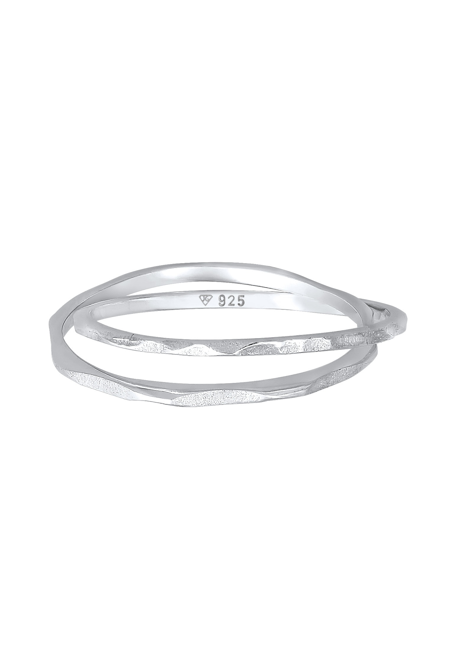 Elli Silberring »Ring Wickelring Handmade Vintage Style 925 Silber«