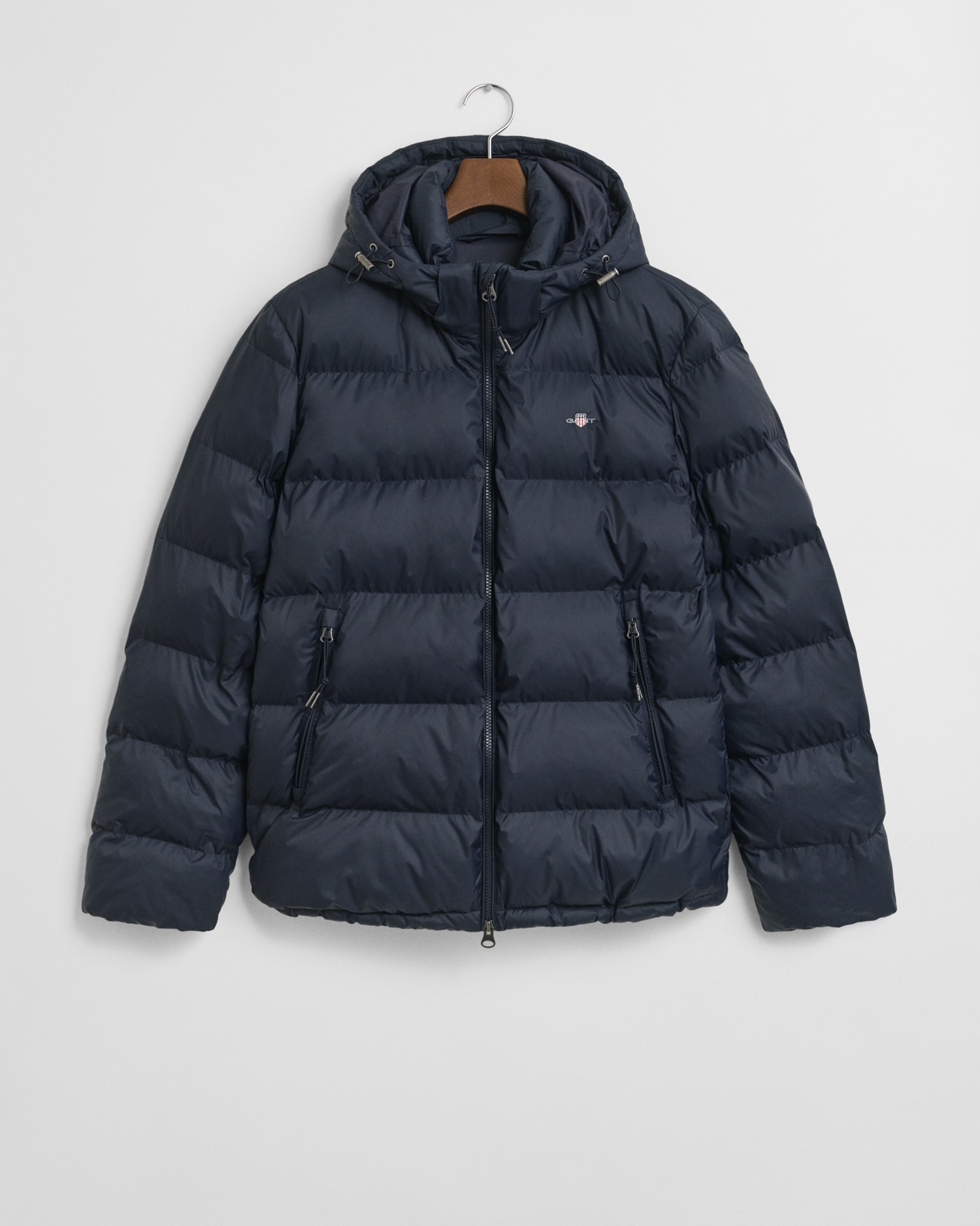 Gant Steppjacke »ACTIVE CLOUD JACKET« mit Kapuze regular fit, abnehmbare Kapuze, 2-Wege-Reißverschluss