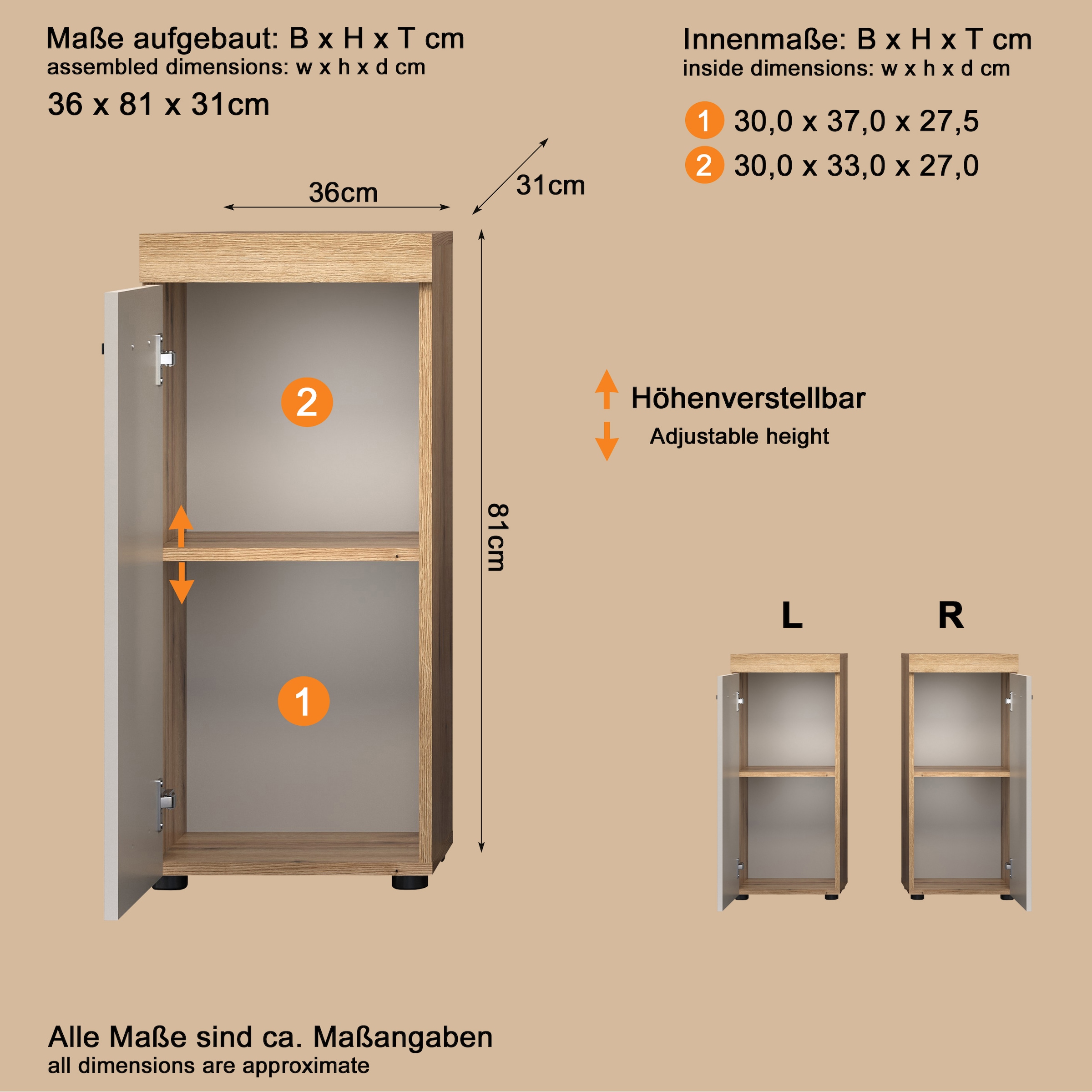 welltime Badmöbel-Set »Isera« 4 Stk. tlg.