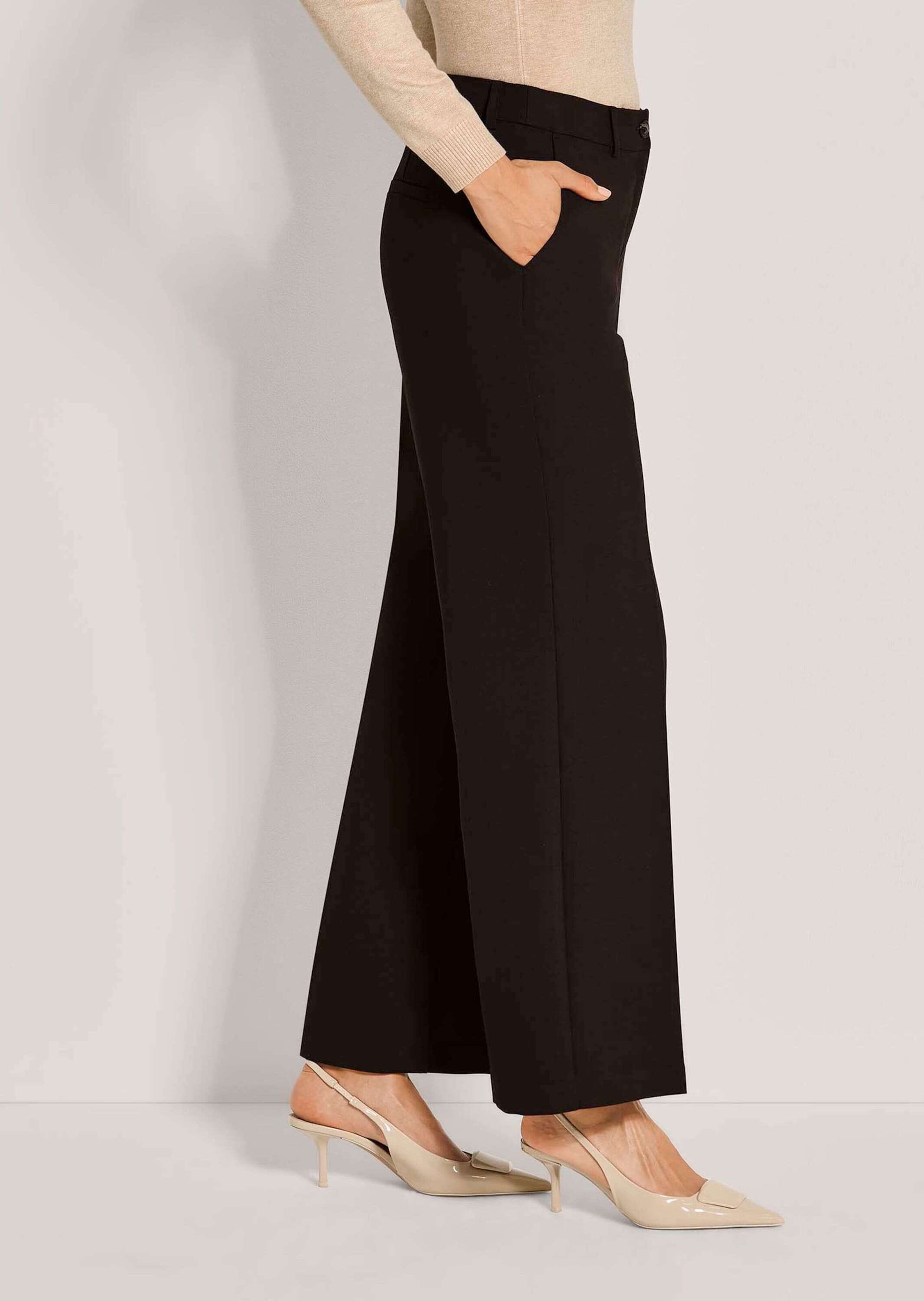 MADELEINE Bügelfaltenhose »Hose Weite Bügelfalten-Hose, 7/8-Länge«