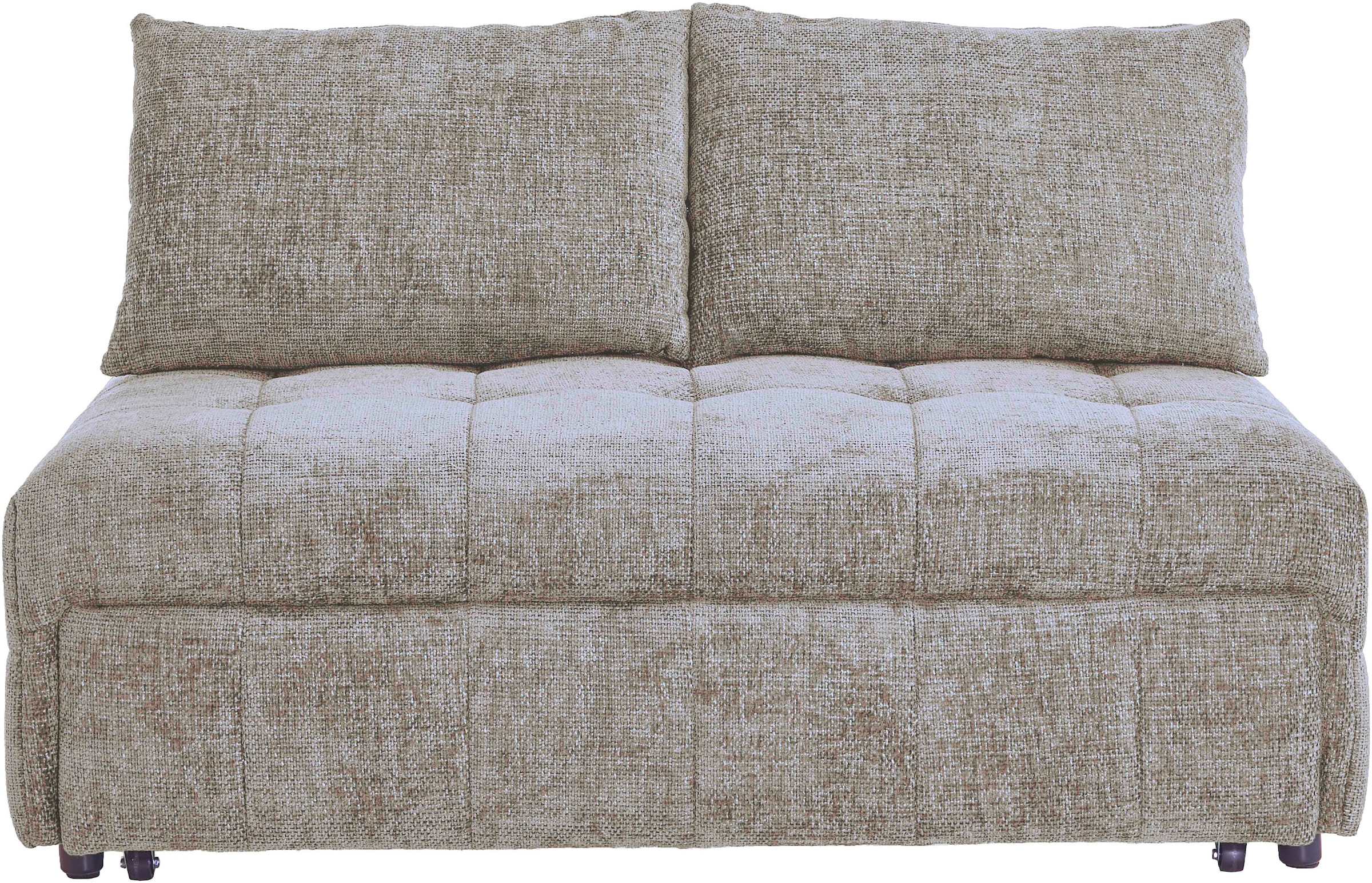 ATLANTIC home collection Schlafsofa »Kuno, B:140cm« 2-Sitzer Schlafsofa mit Sitztiefenverstellung (2x)
