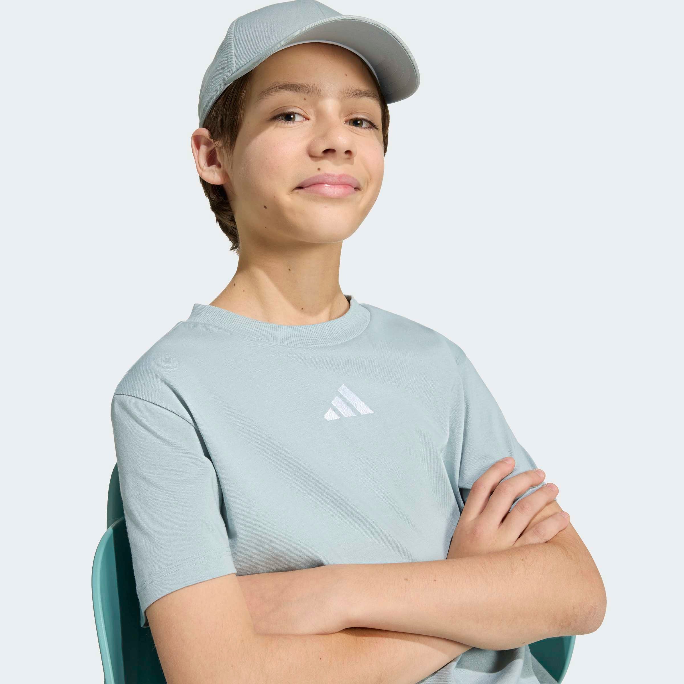 adidas Sportswear T-Shirt »ESSENTIALS KIDS« für Kinder, mit Rundhalsausschnitt, ohne Verschluss, pflegeleicht