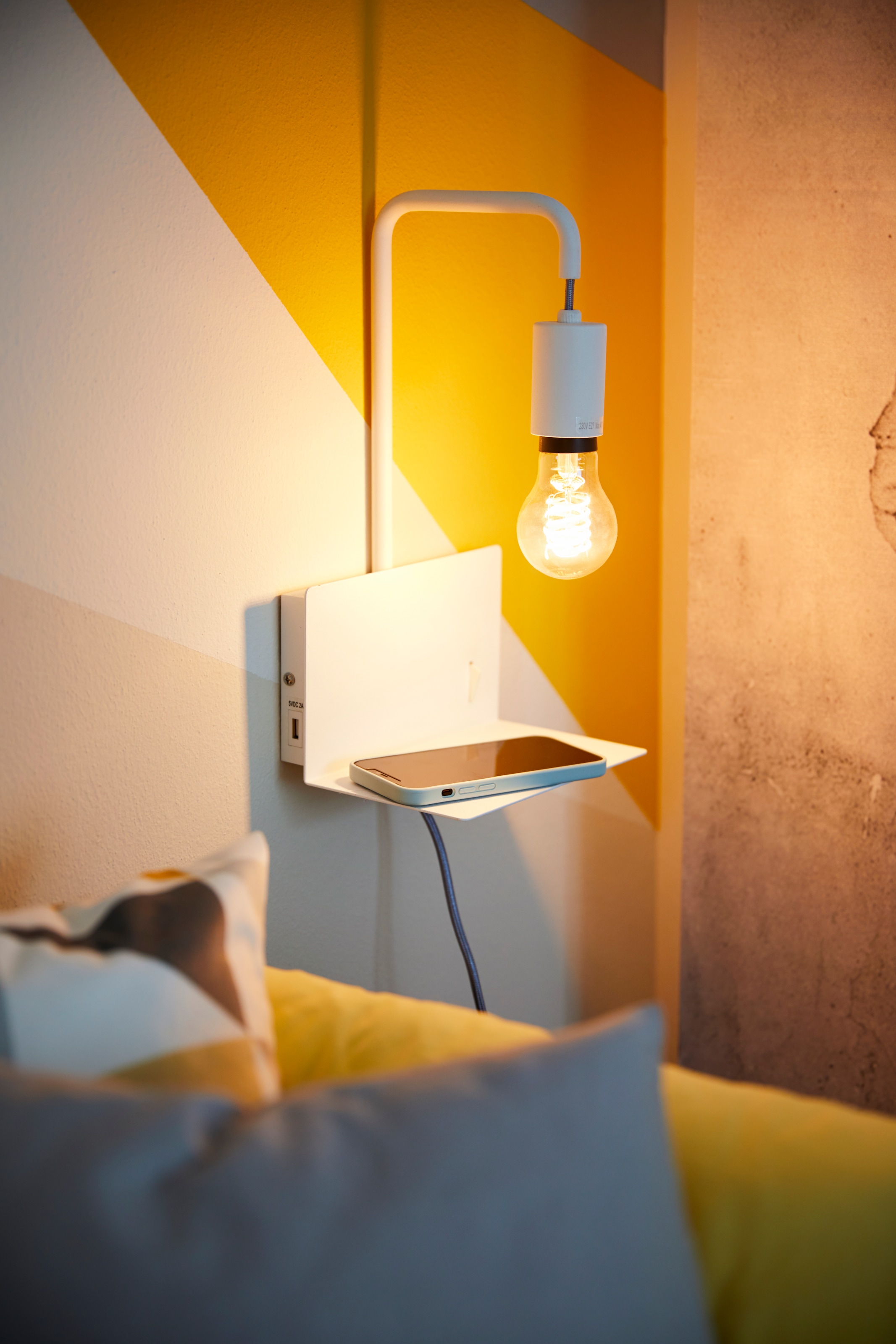 Paulmann LED Wandleuchte »Calvani«, 1 flammig, Leuchtmittel E27 | ohne Leuchtmittel, E27, mit Ablage