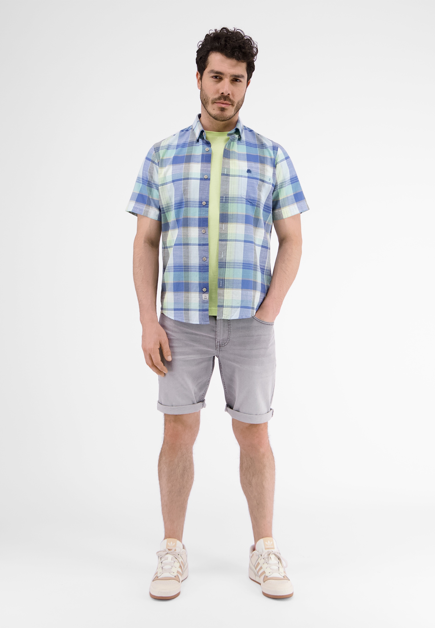 LERROS Kurzarmhemd »Kariertes Halbarmhemd«